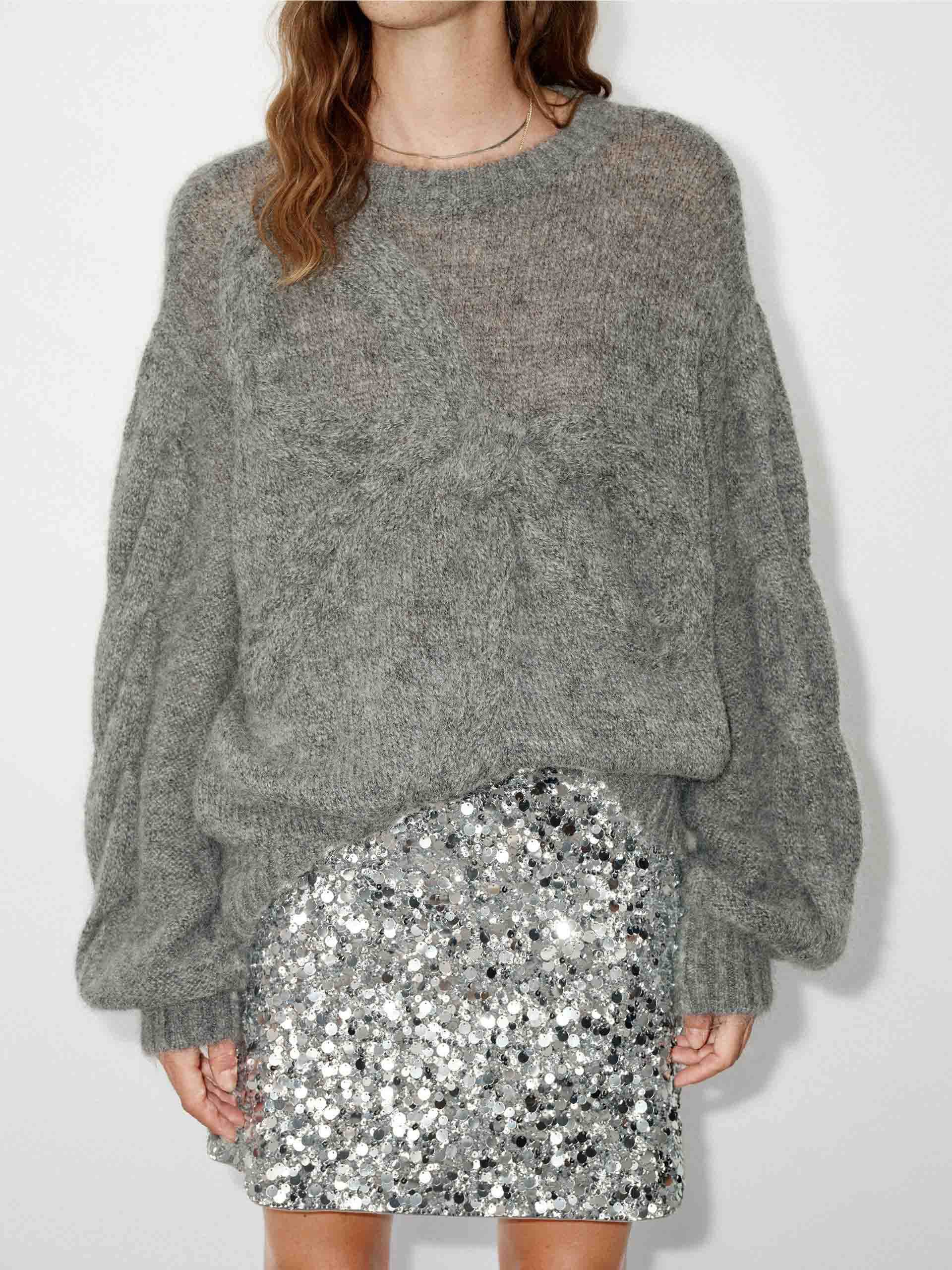Front Bow Loose Sweater - Image 14