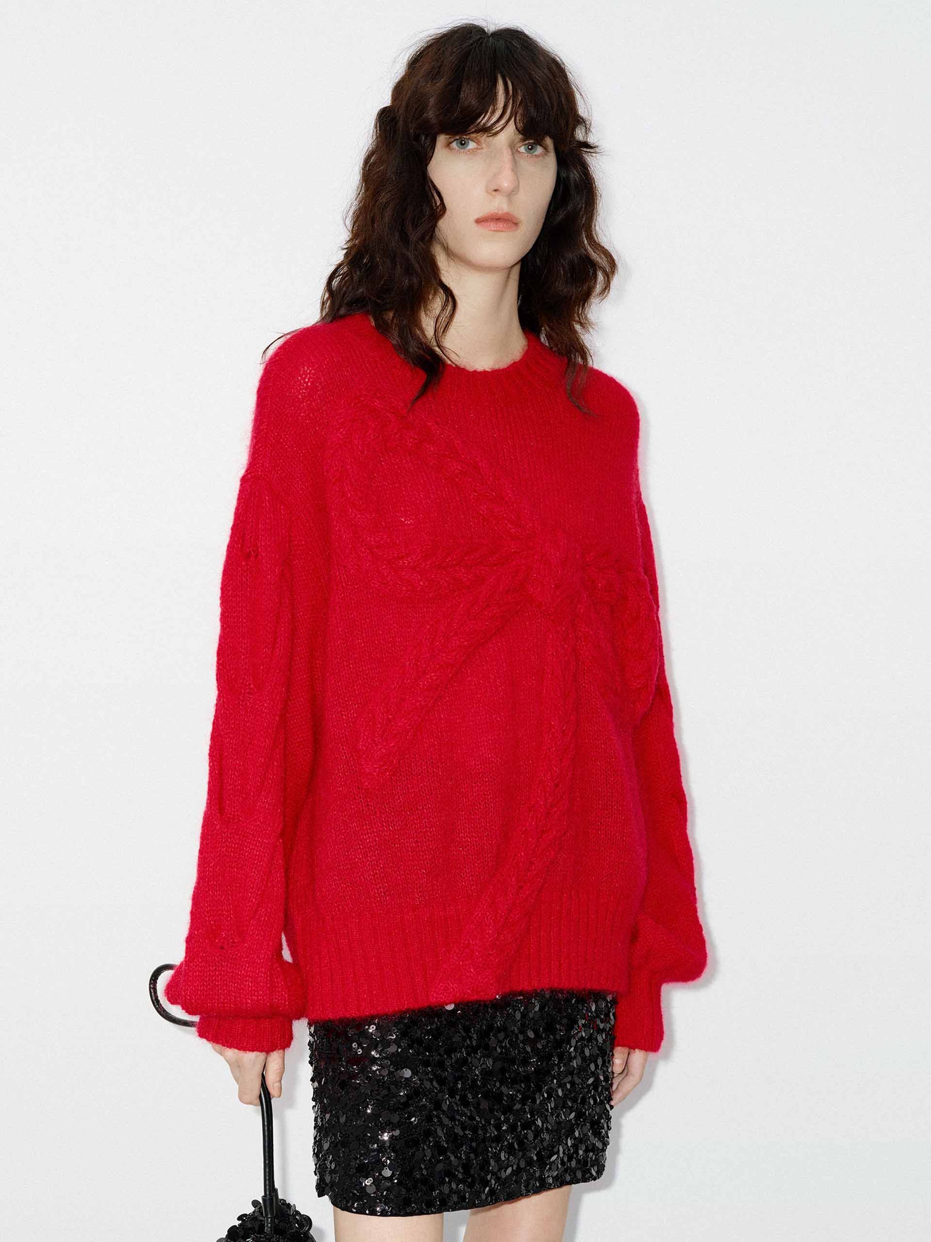 Front Bow Loose Sweater - Image 3