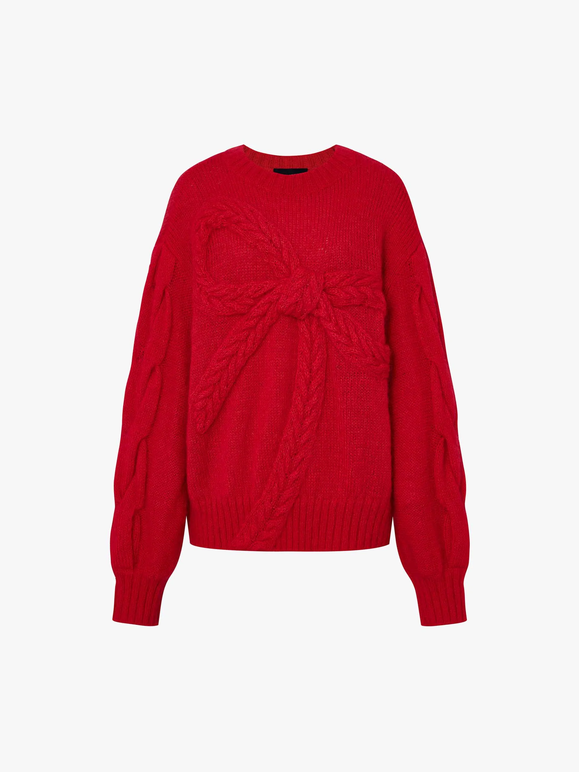 Front Bow Loose Sweater - Image 5