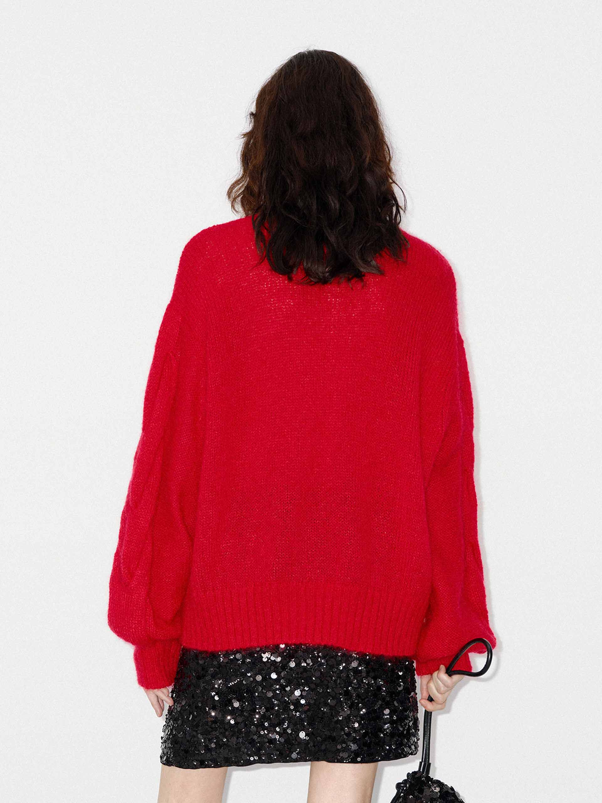 Front Bow Loose Sweater - Image 6