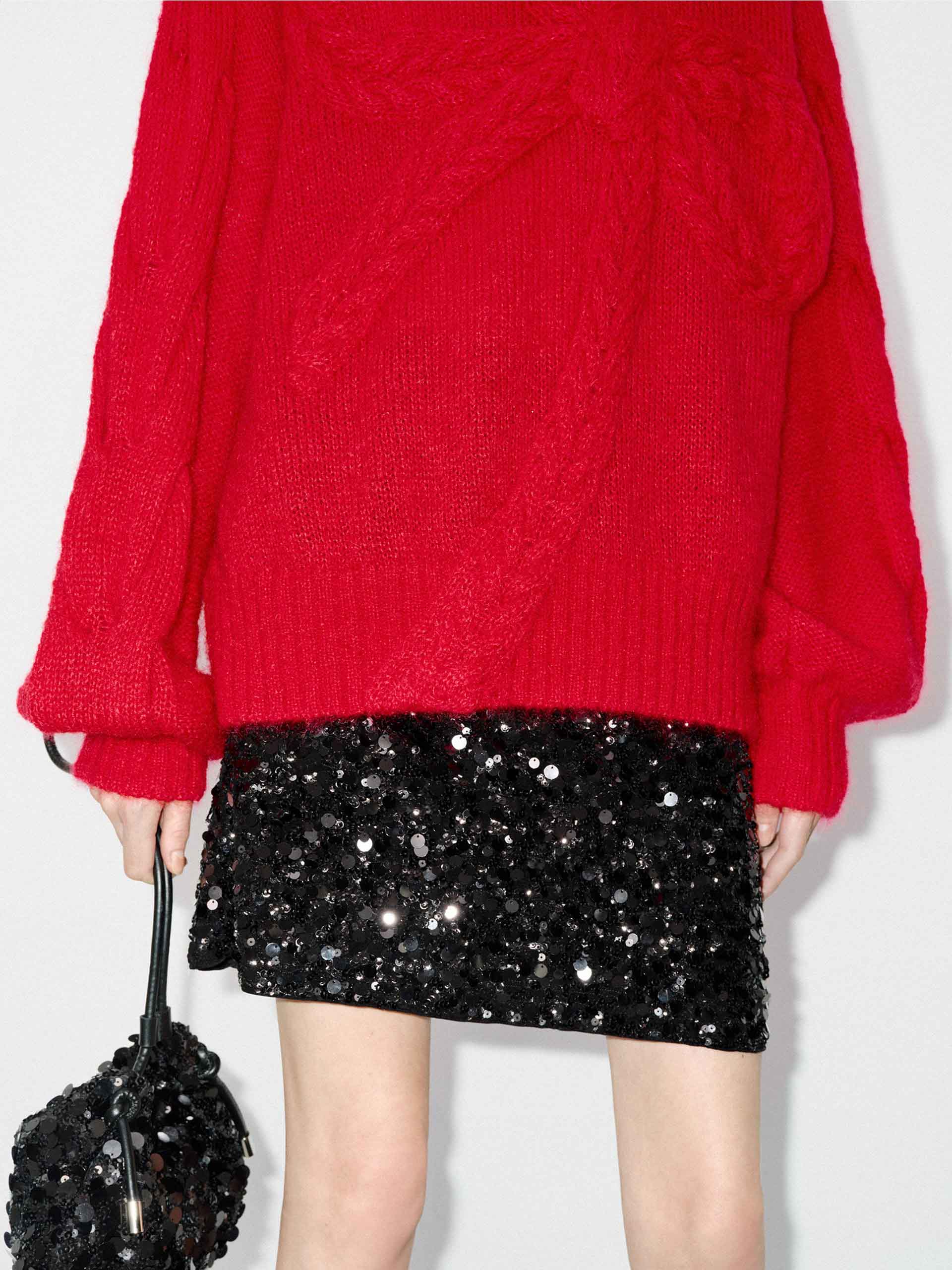 Front Bow Loose Sweater - Image 7