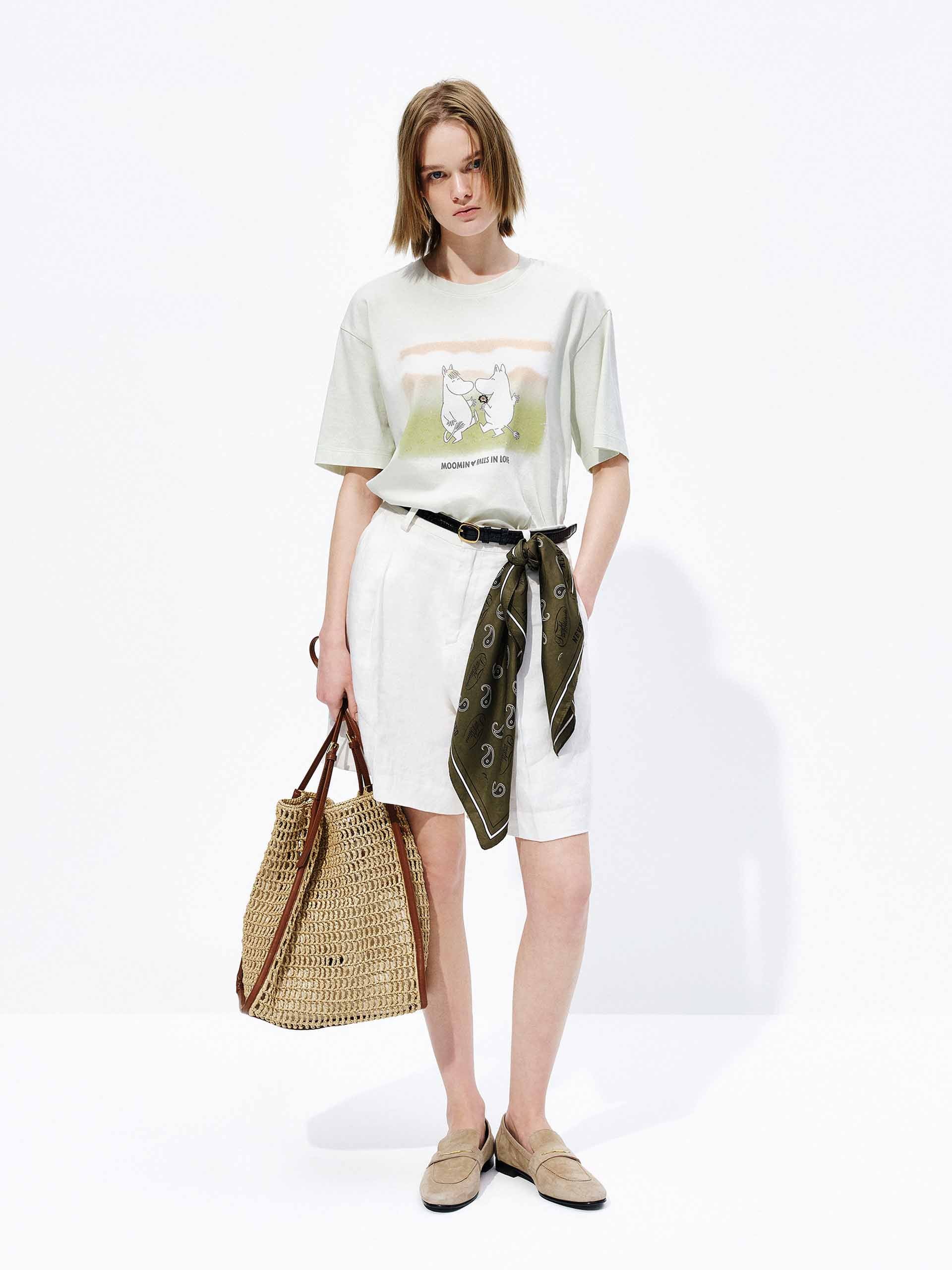 Front Cartoon Cotton T-Shirt - Image 2