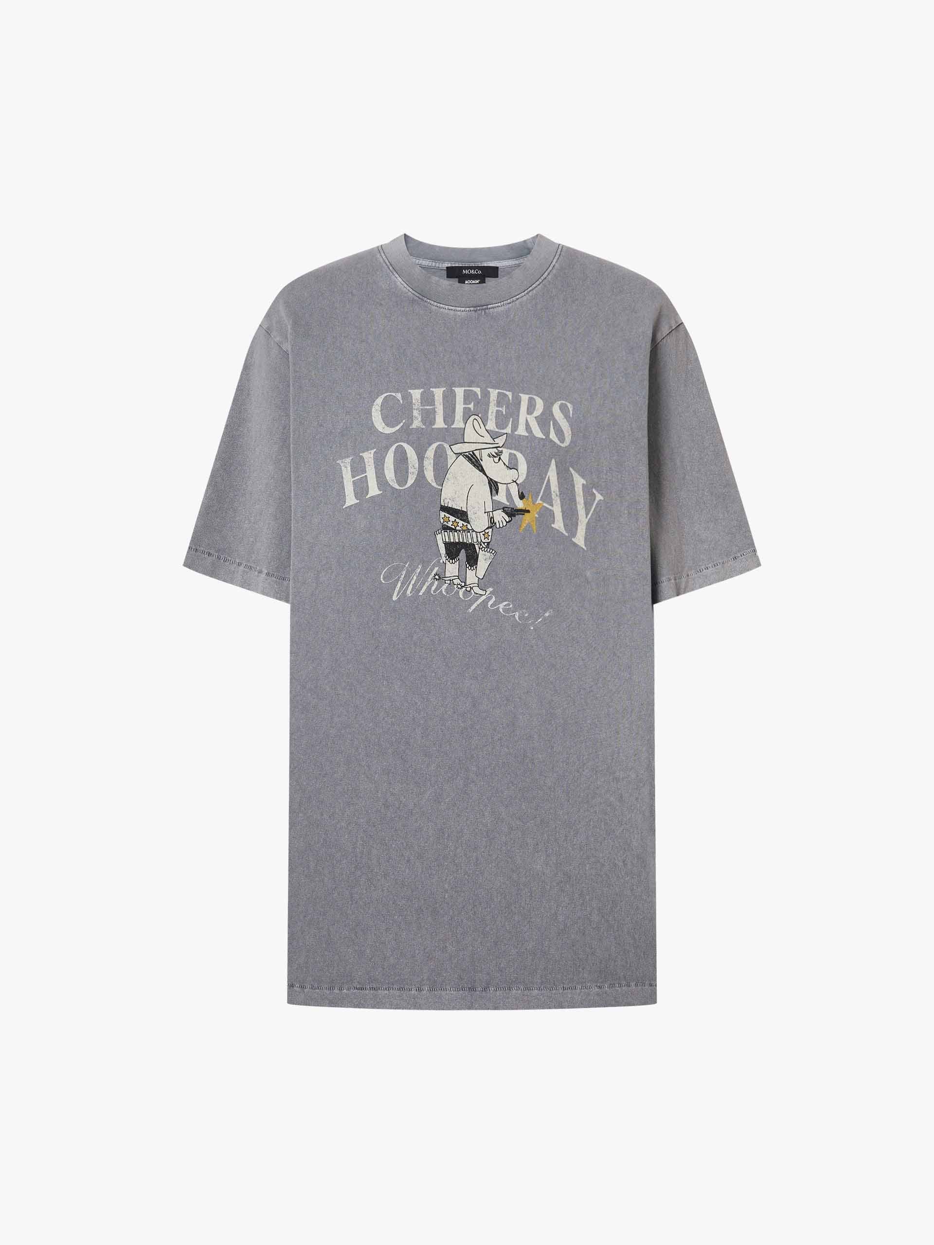 Front Cartoon Cotton T-shirt - Image 5