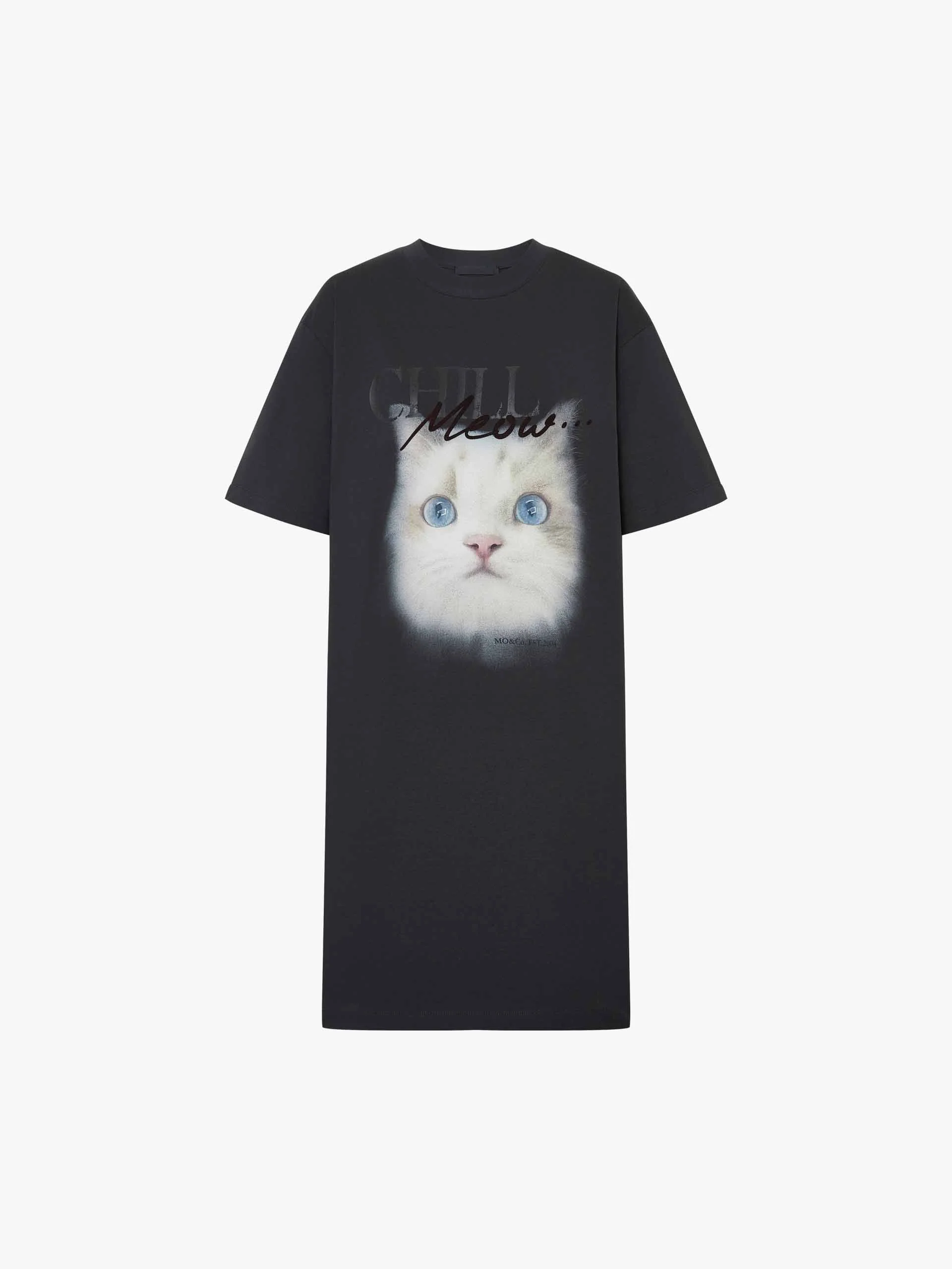 Front Cat T-shirt Dress - Image 5