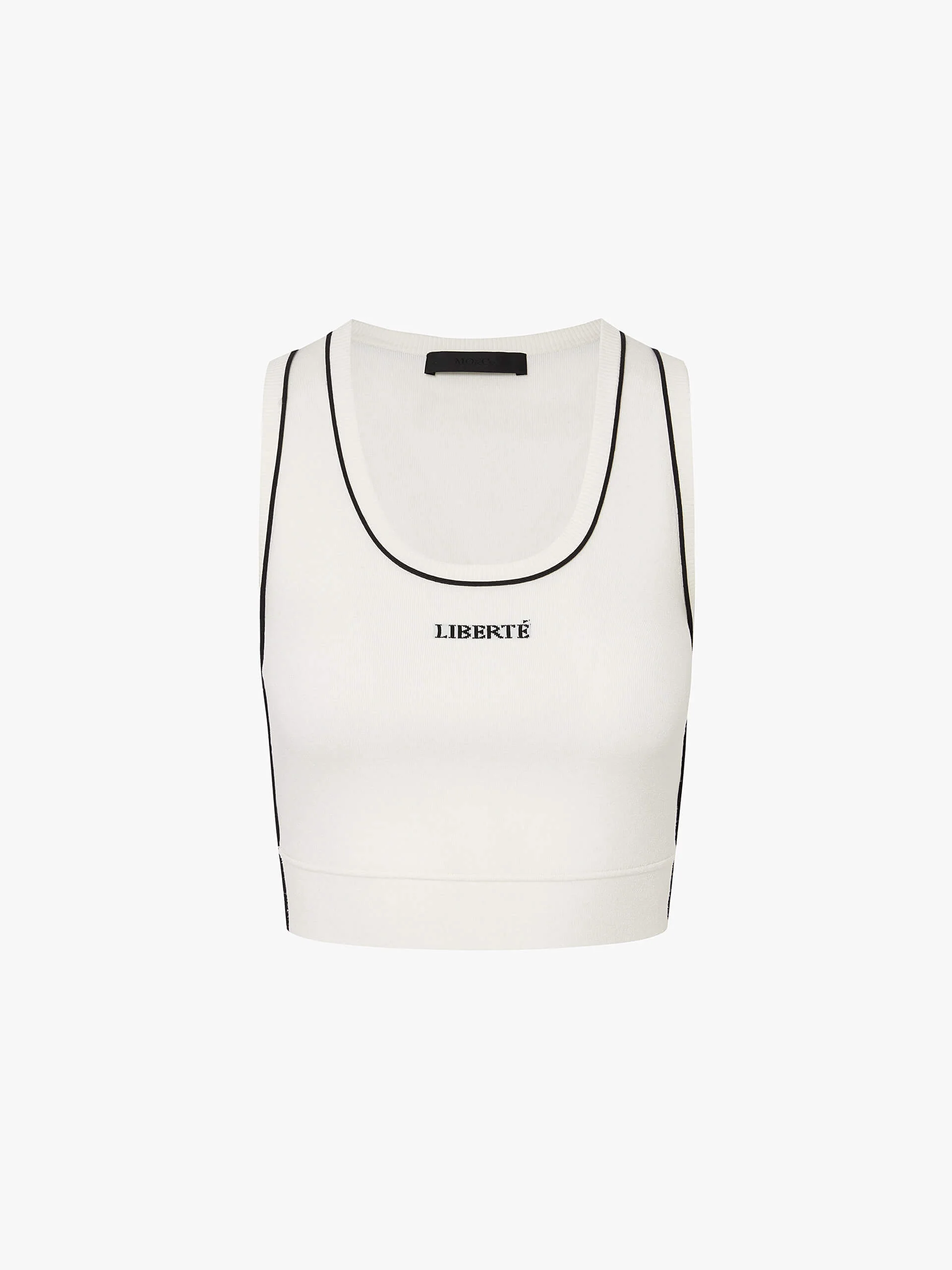 Front Letter Cropped Tank - Image 13