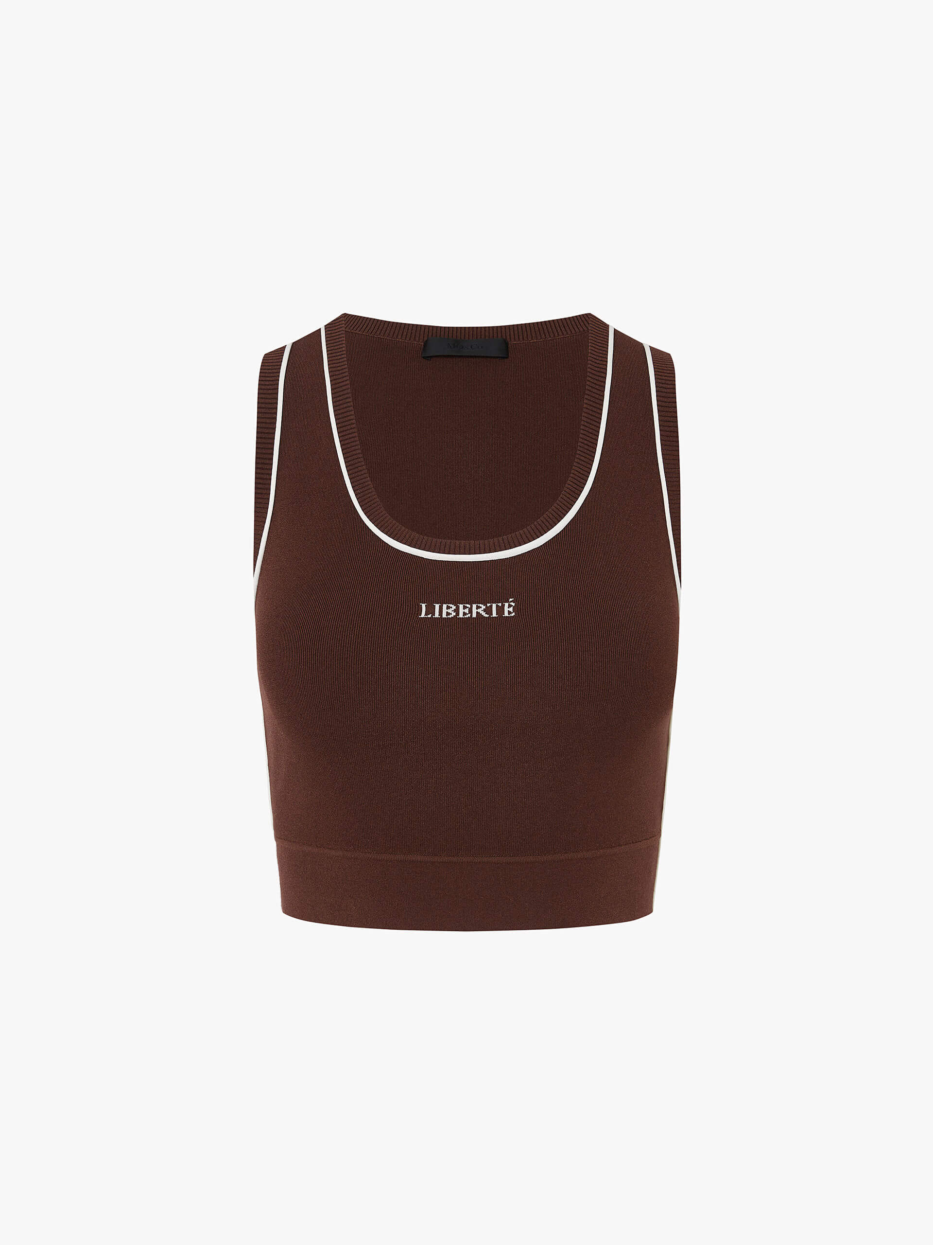 Front Letter Cropped Tank - Image 21