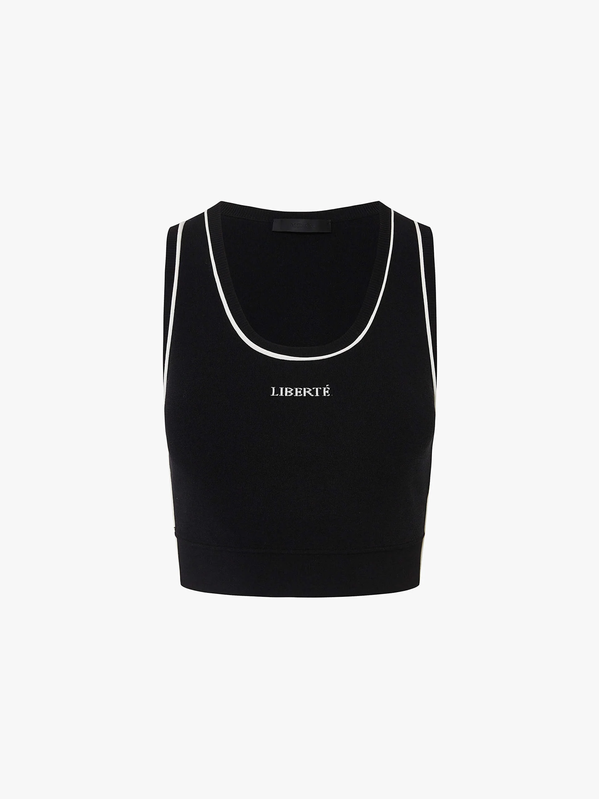Front Letter Cropped Tank - Image 5