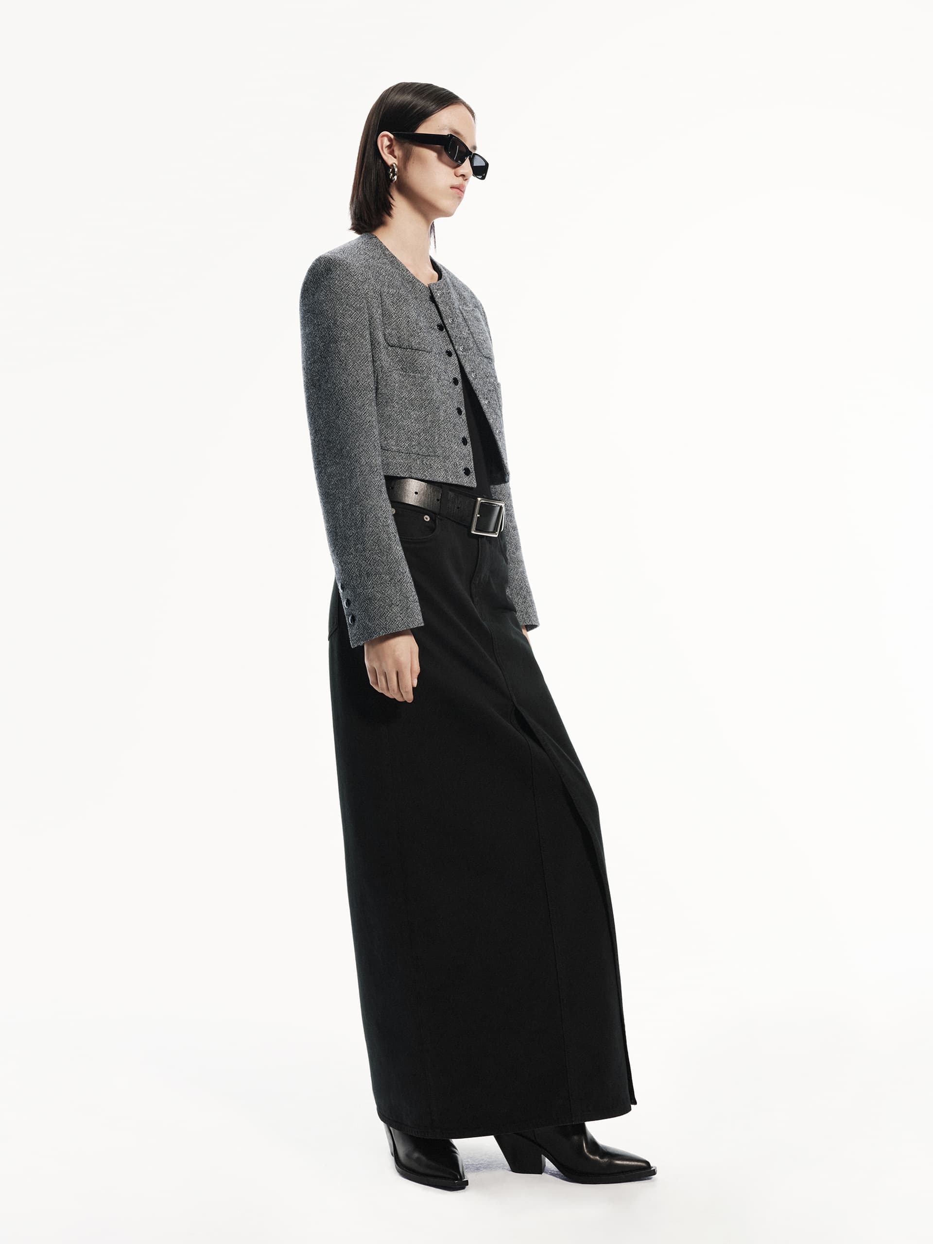 Front Pocket Cropped Jacket - Image 7
