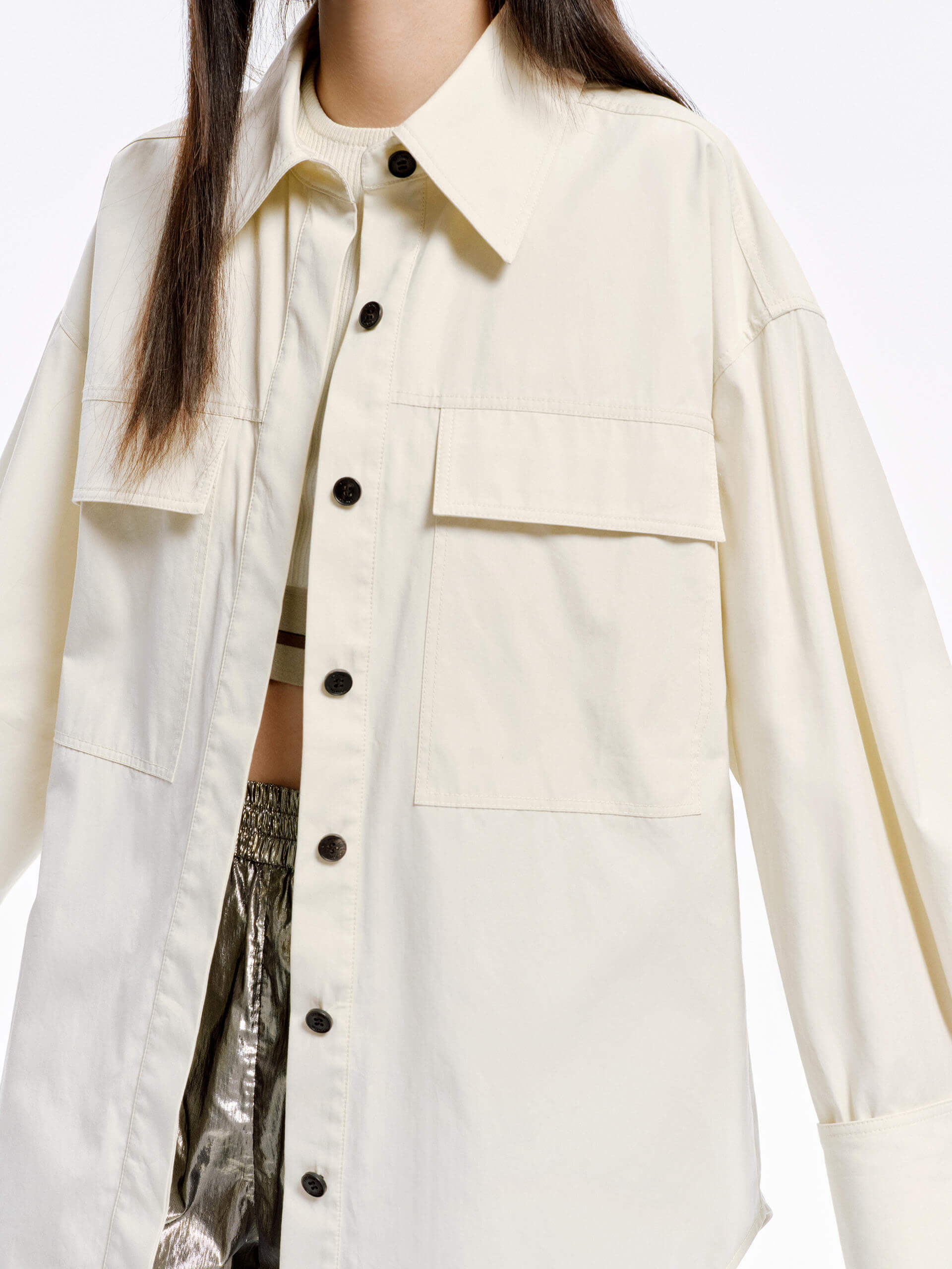 Front Pocket Shirt Jacket - Image 3