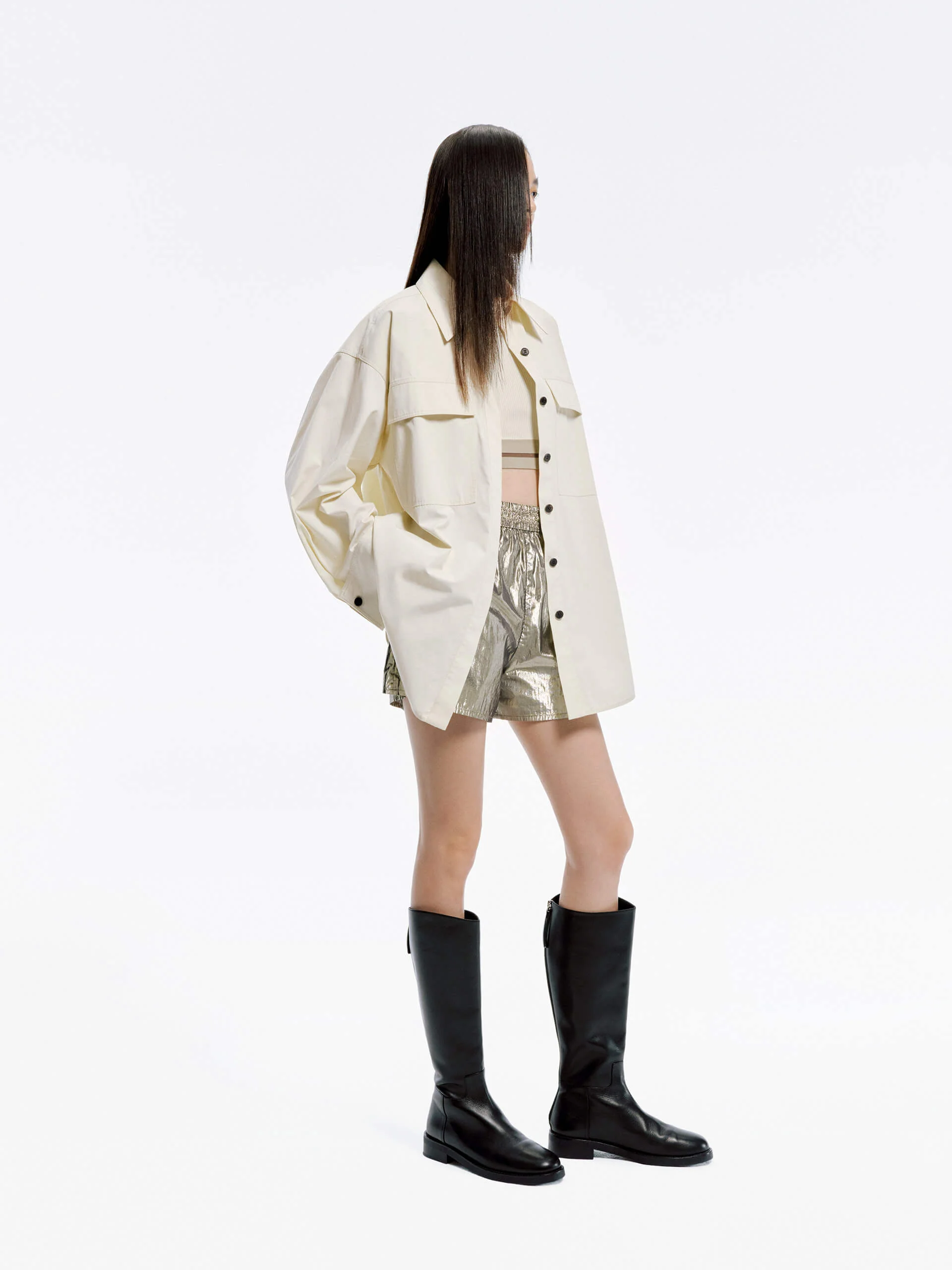 Front Pocket Shirt Jacket - Image 6