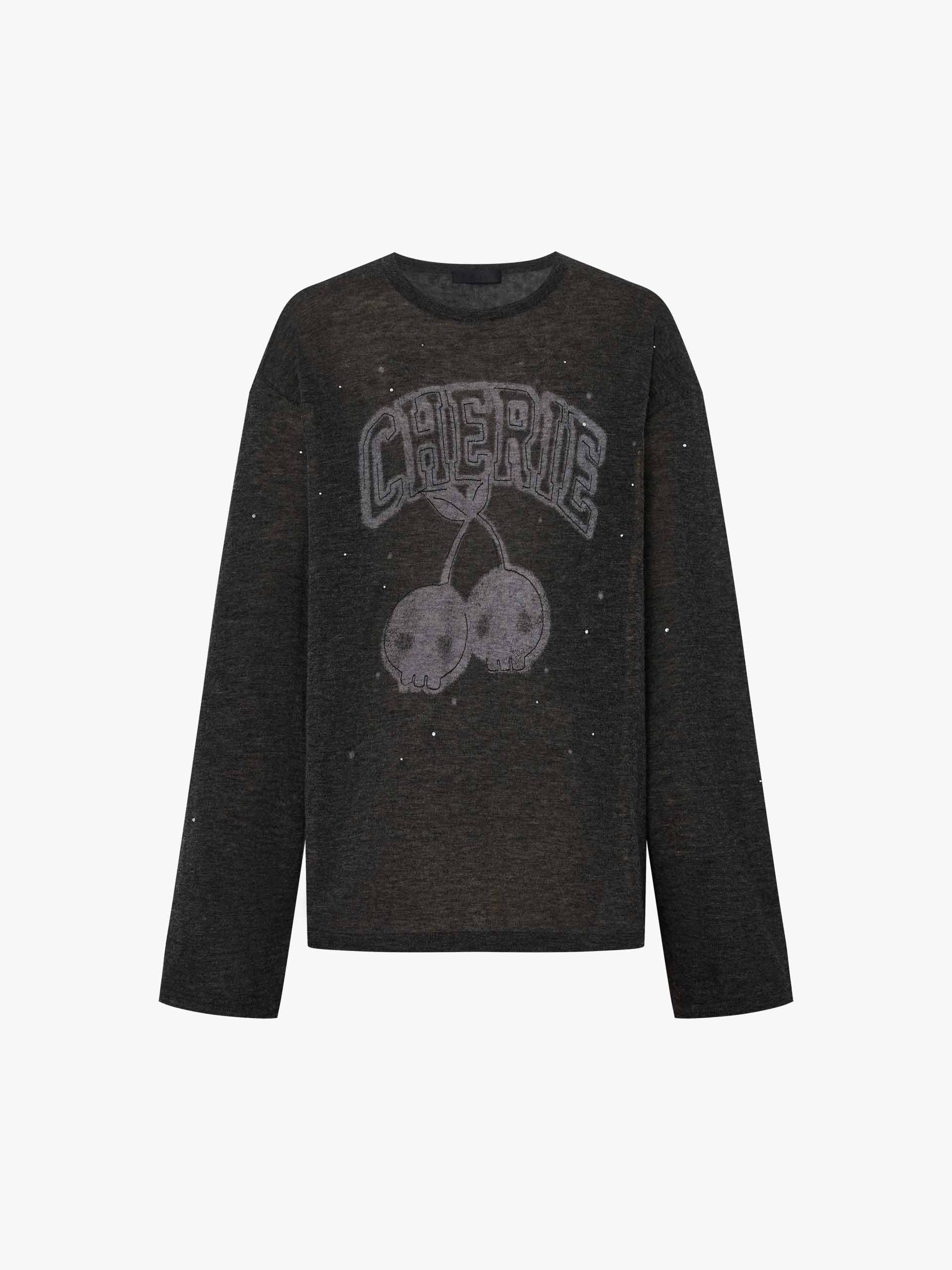 Front Print Wool Sweater - Image 5