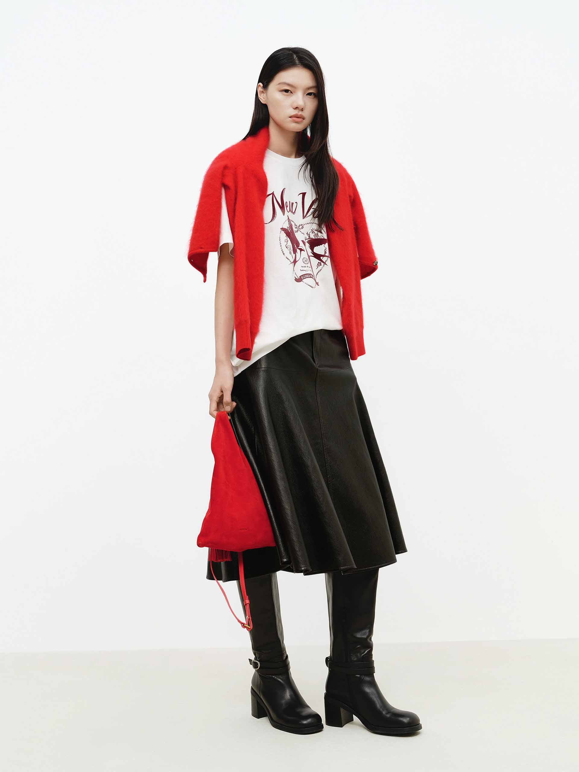 Front Printed Cotton T-shirt - Image 2