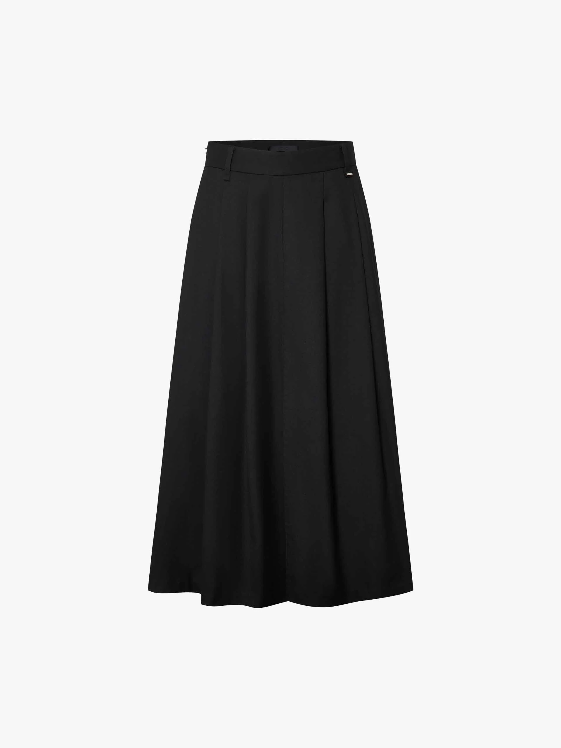 Front Slit Pleated Skirt - Image 13