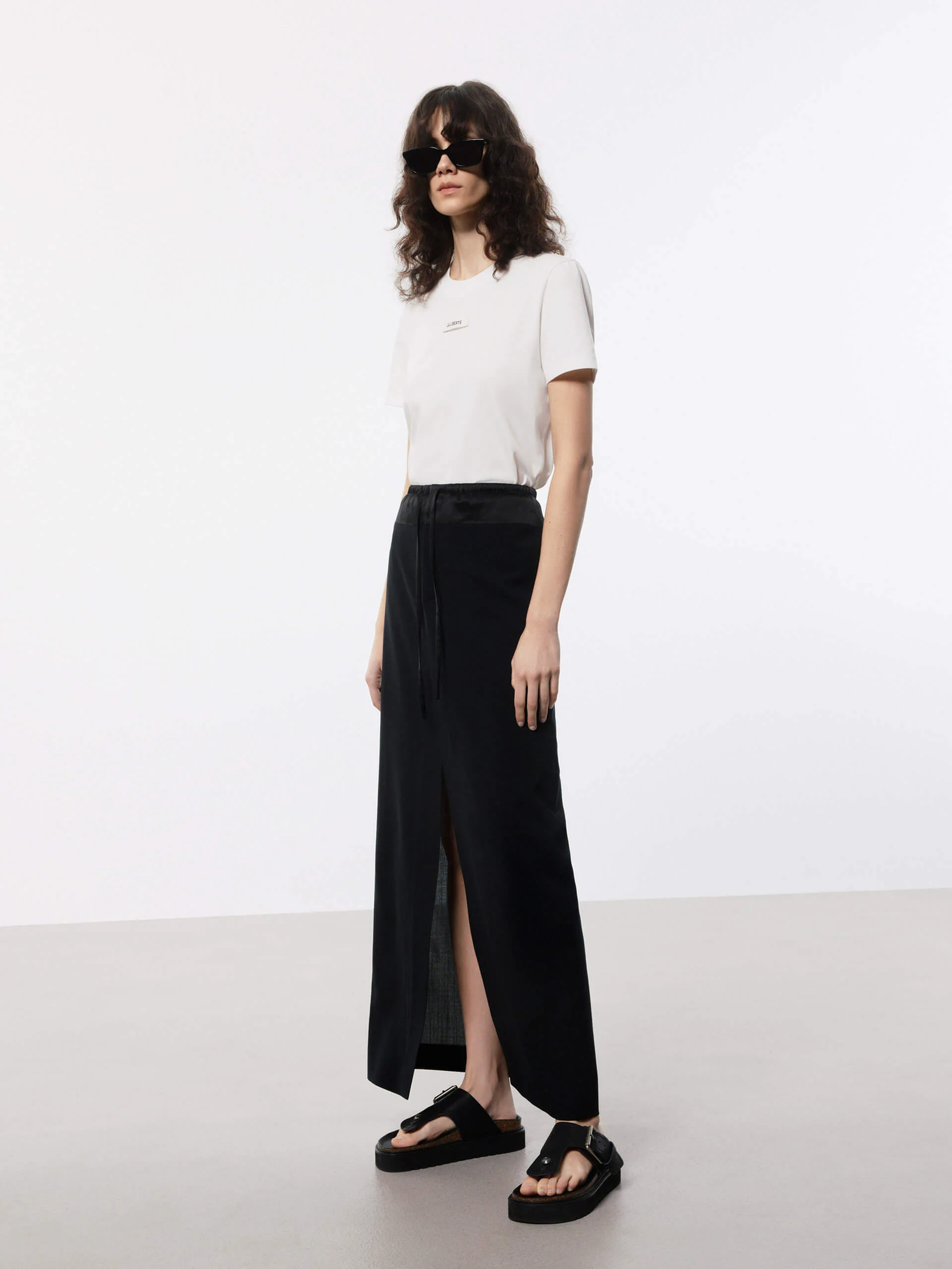 Front Slit Straight Skirt - Image 2