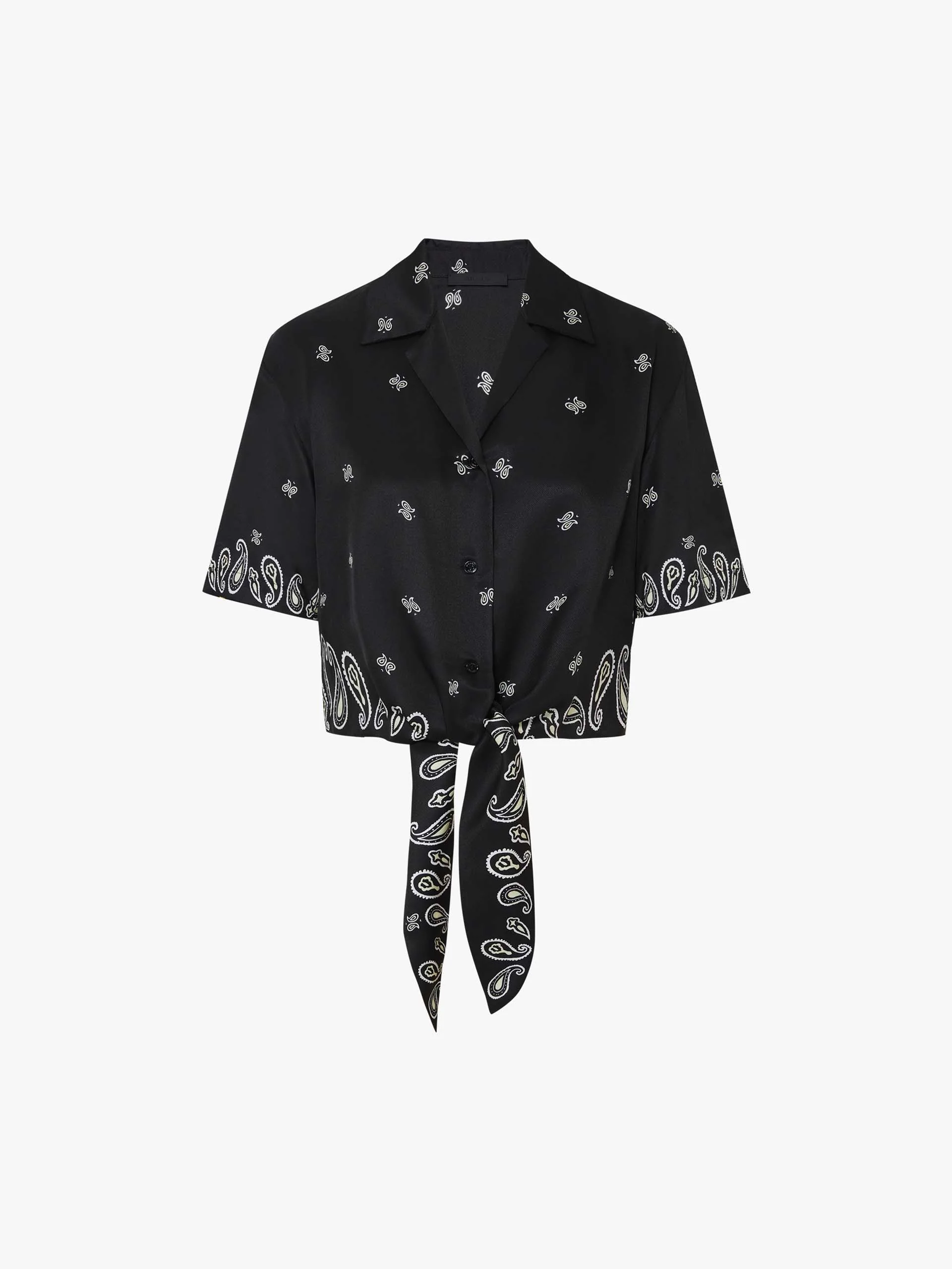 Front Tie Cropped Top - Image 12