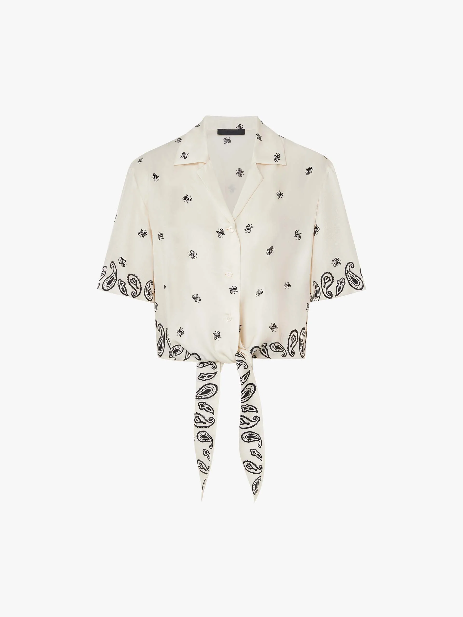 Front Tie Cropped Top - Image 5