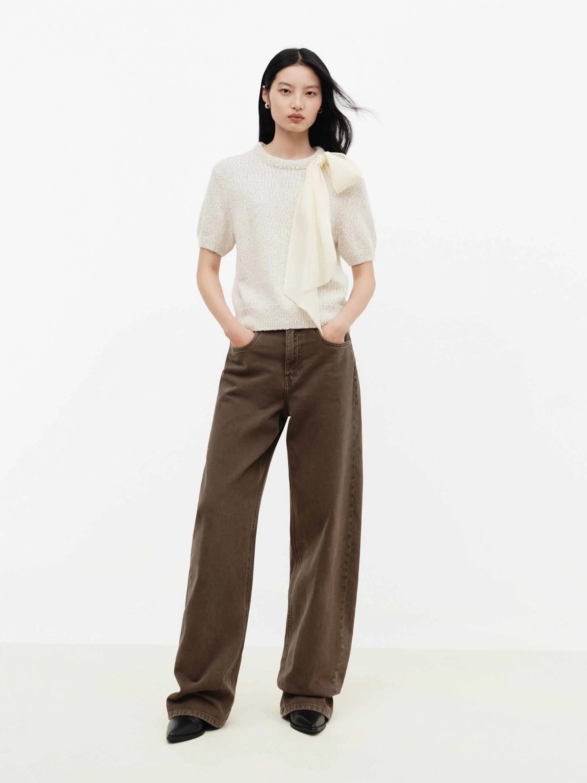 Front Tie Short Sleeves Top - Image 10