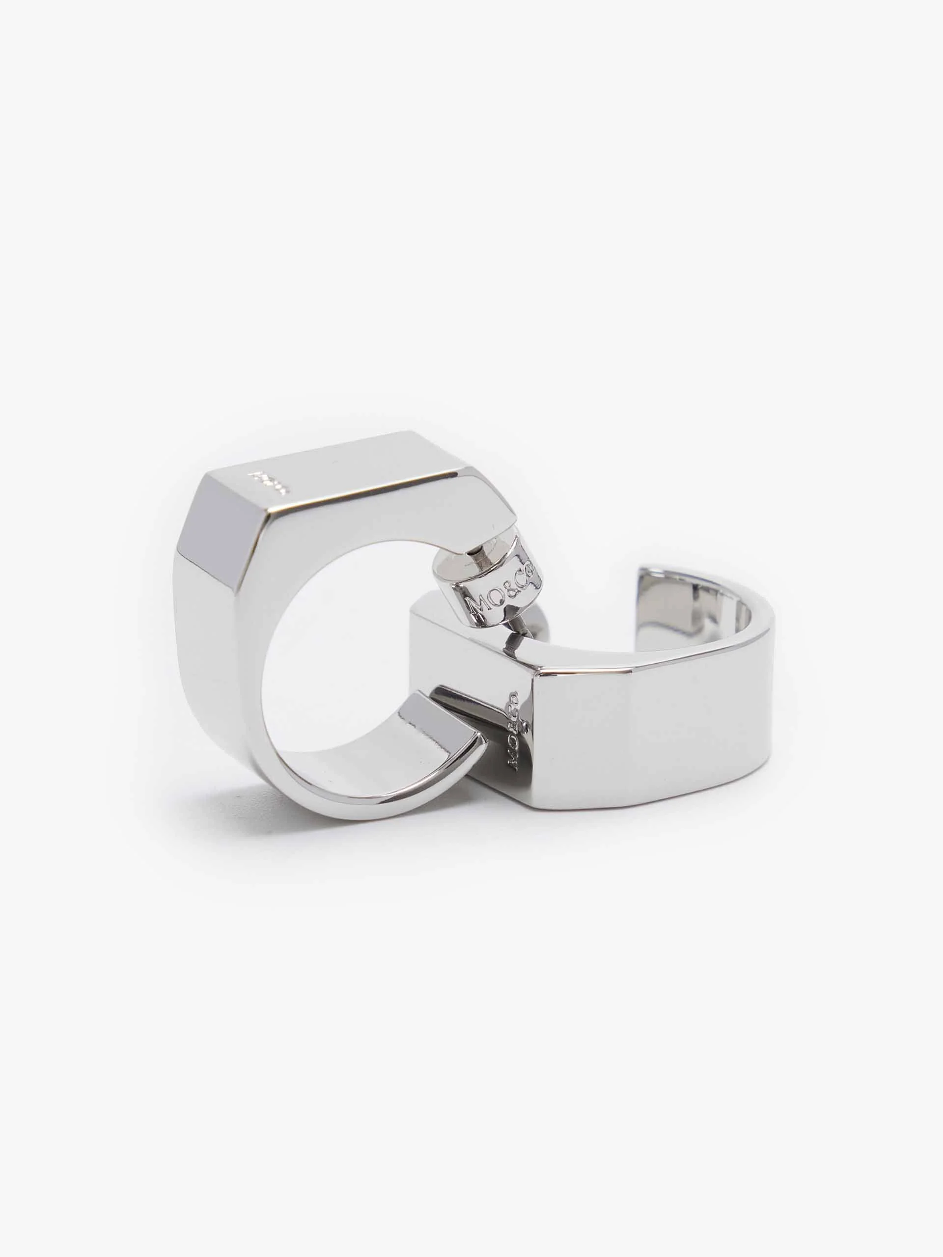 Geometric Square Earrings - Image 3