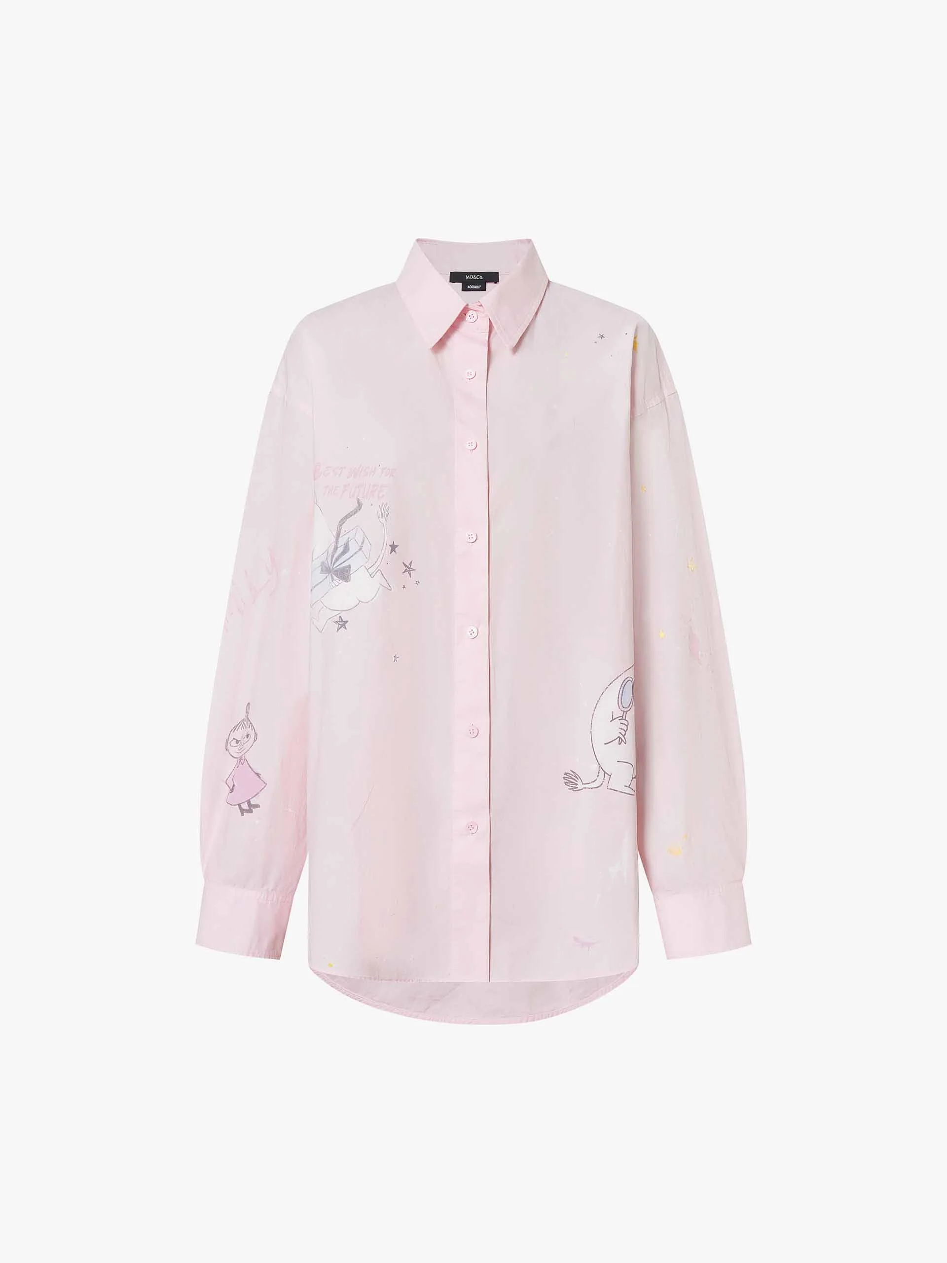 Graffiti Print Cotton Shirt - Image 13
