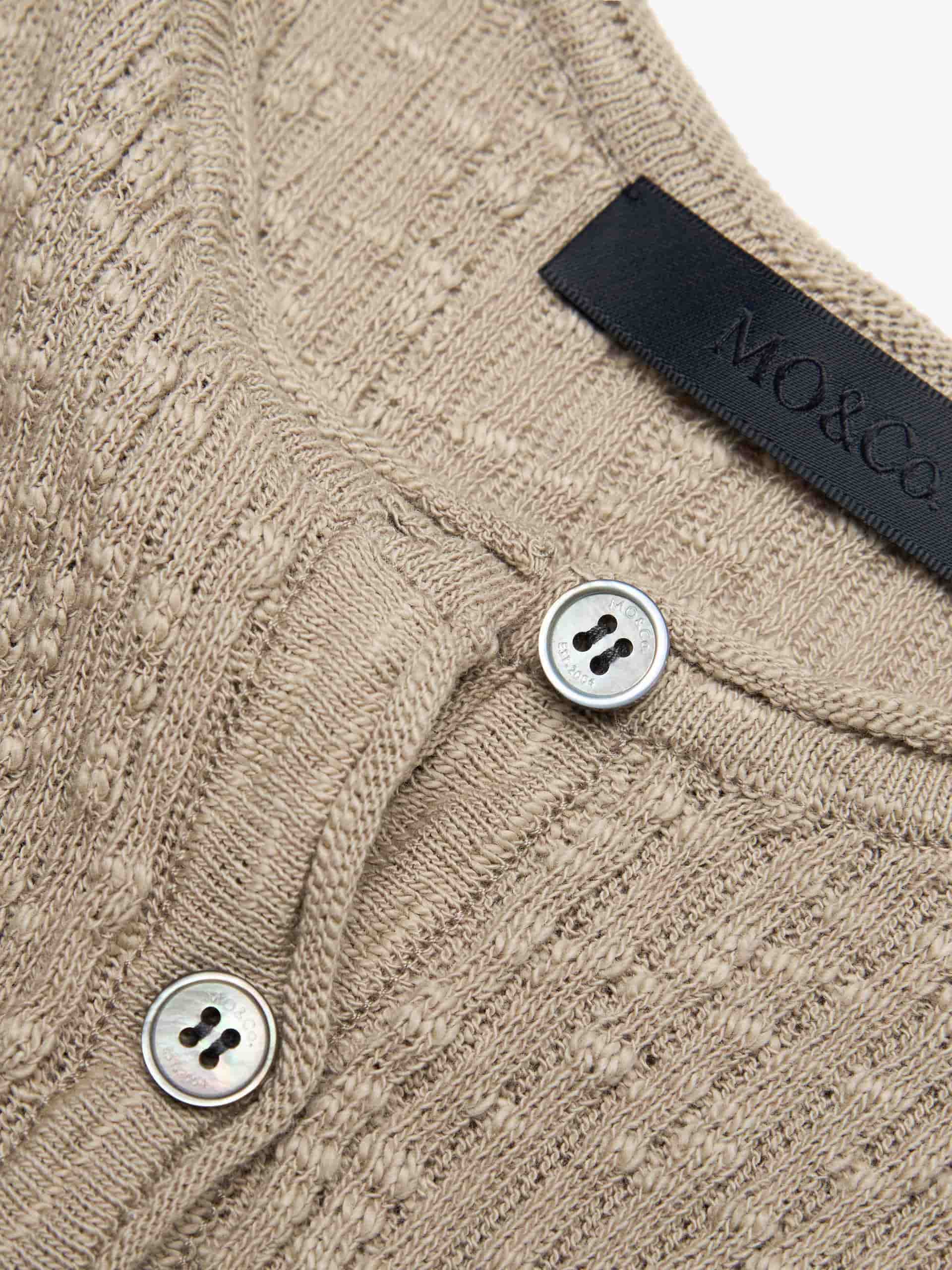 Half Button Cotton Knit Tank - Image 15
