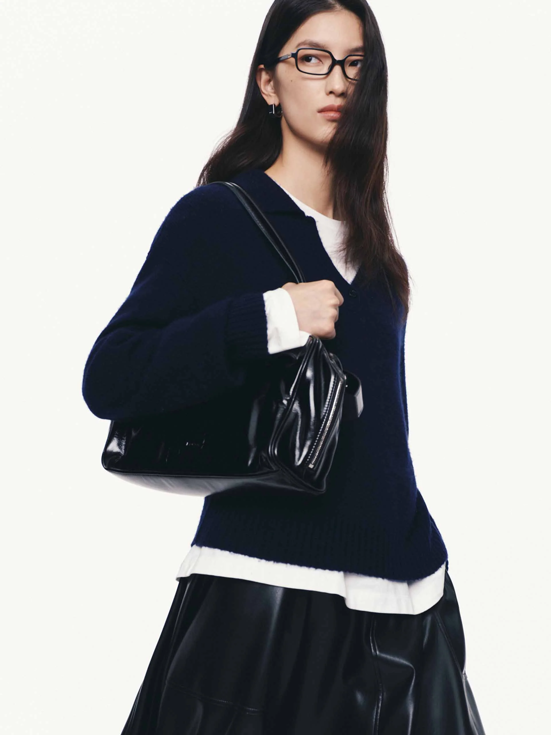 Half Button Knitted Sweater - Image 16