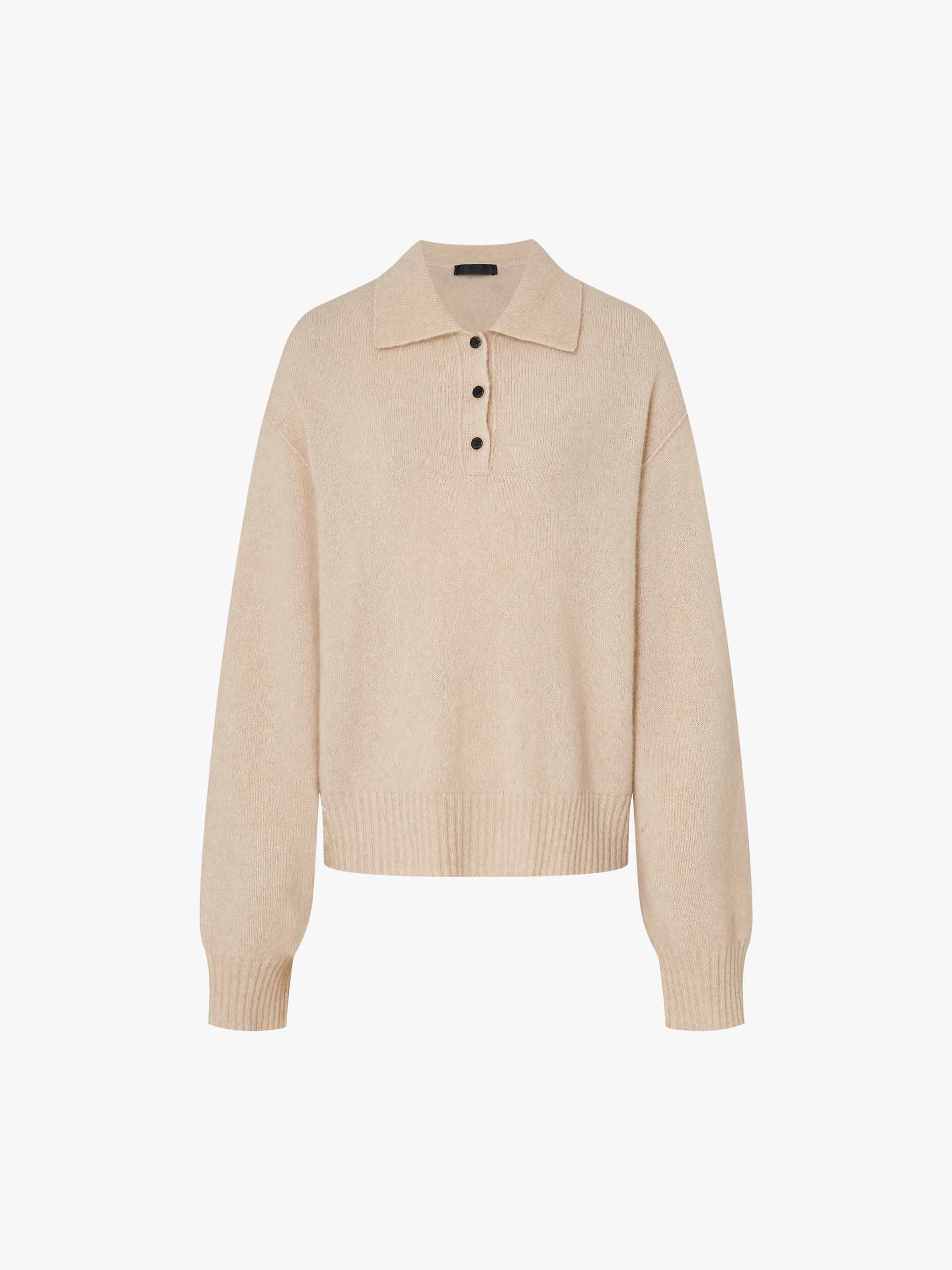 Half Button Knitted Sweater - Image 5