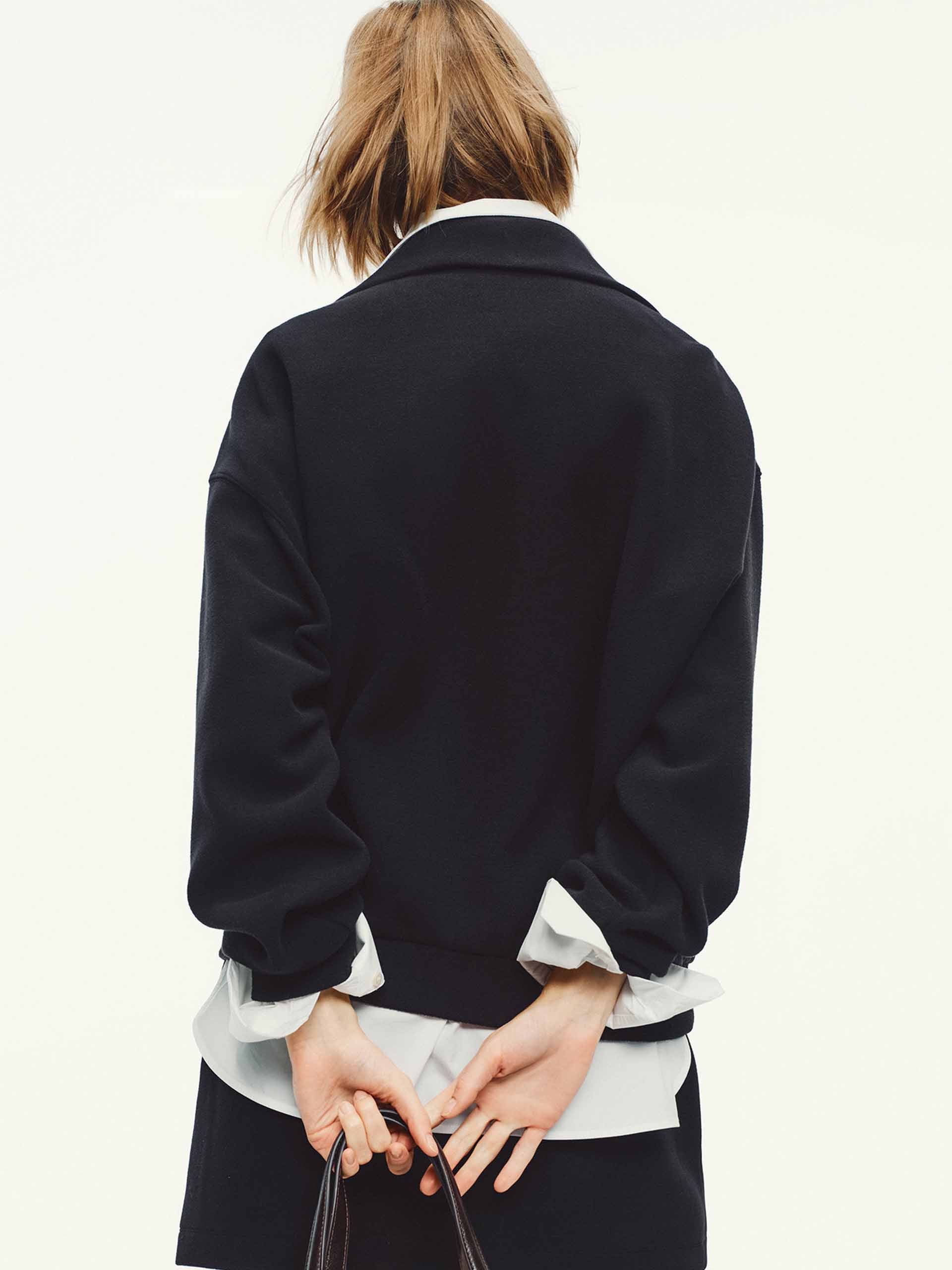 Half Zipper Relaxed Sweatshirt - Image 14