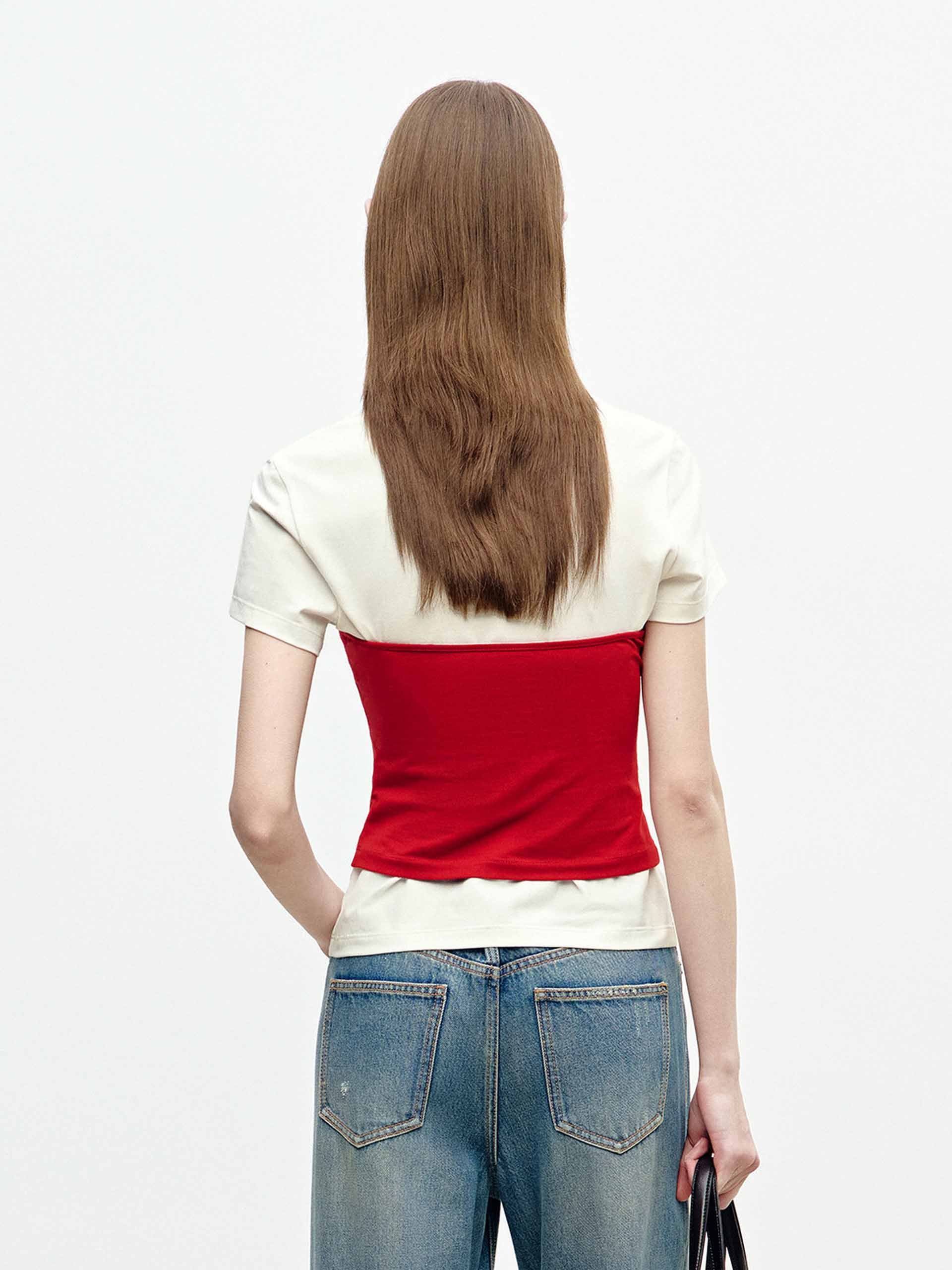 Halterneck Cotton Tank Top - Image 6