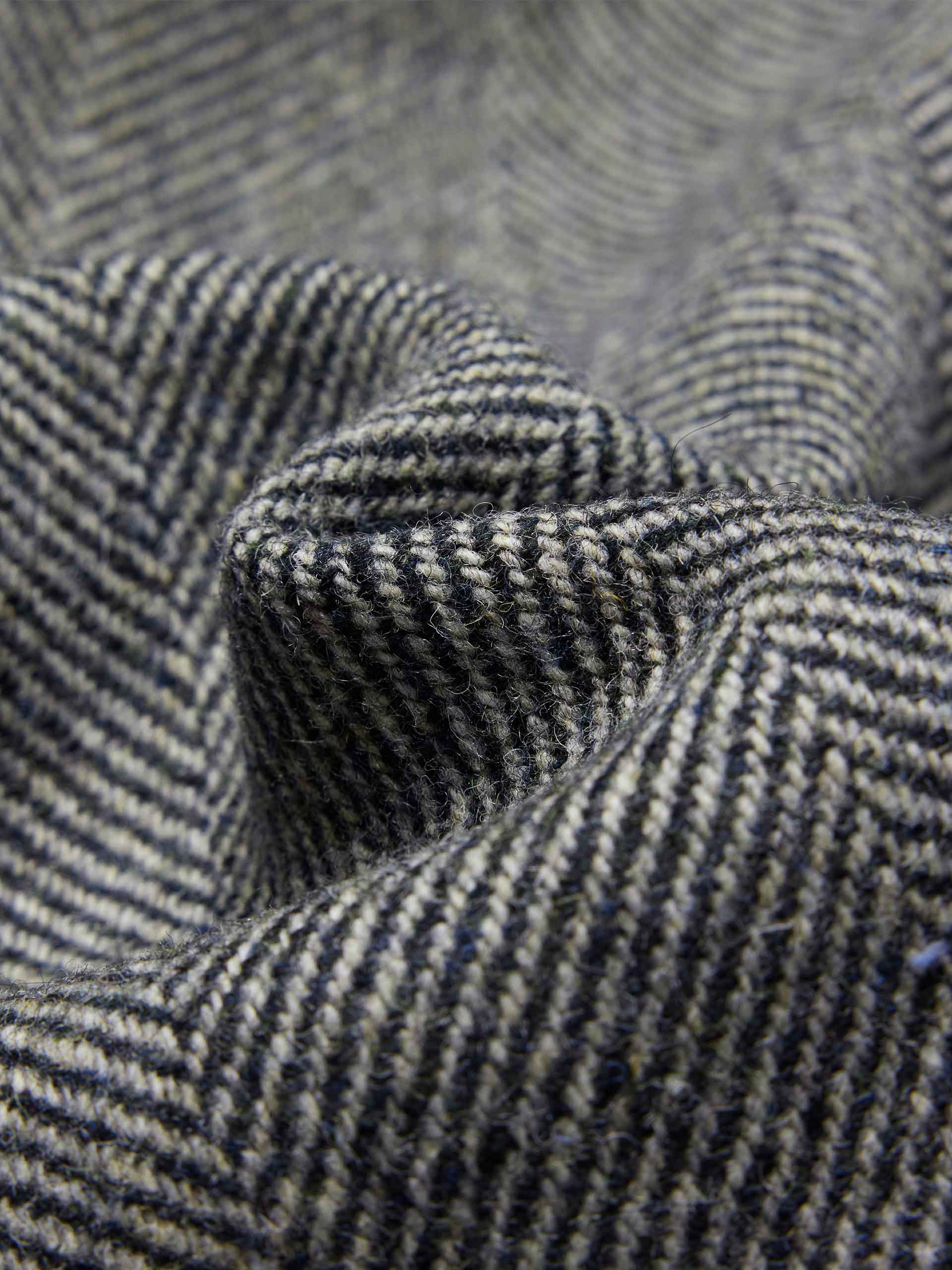 Herringbone Cropped Blazer - Image 4