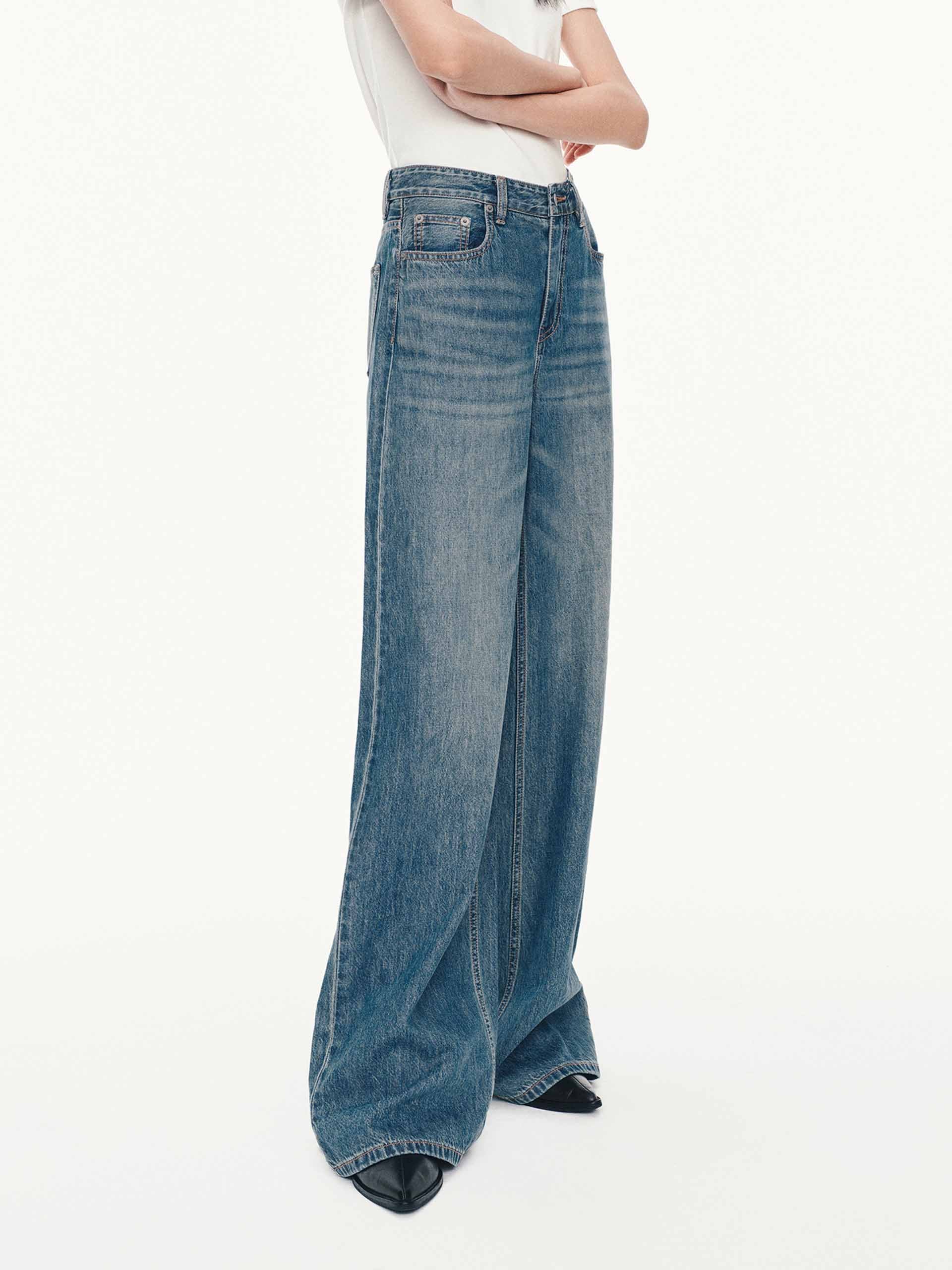 High Waist Cotton Jeans - Image 7