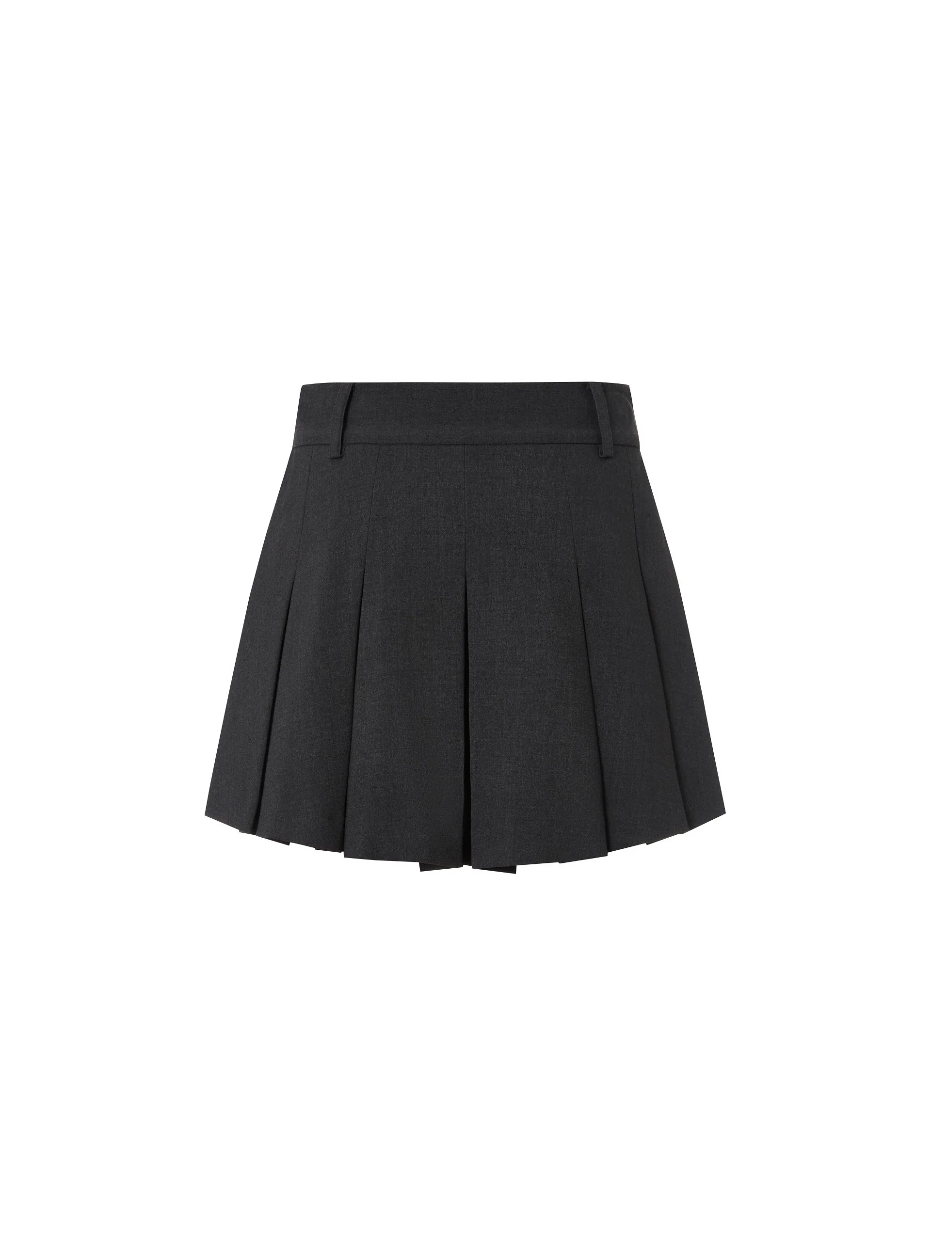 High Waist Pleated Culottes - Image 9