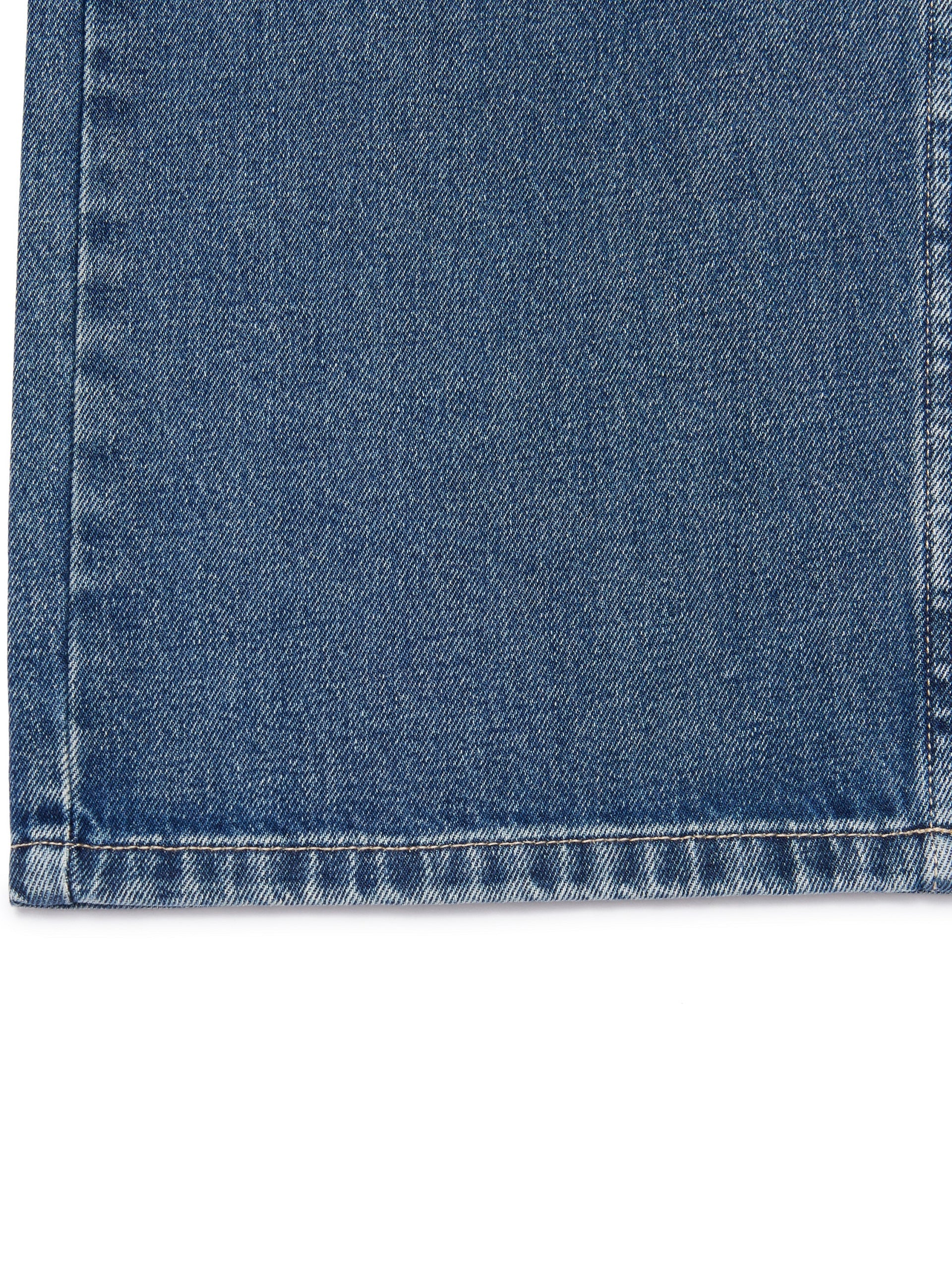 High Waist Straight Cotton Jeans - Image 9