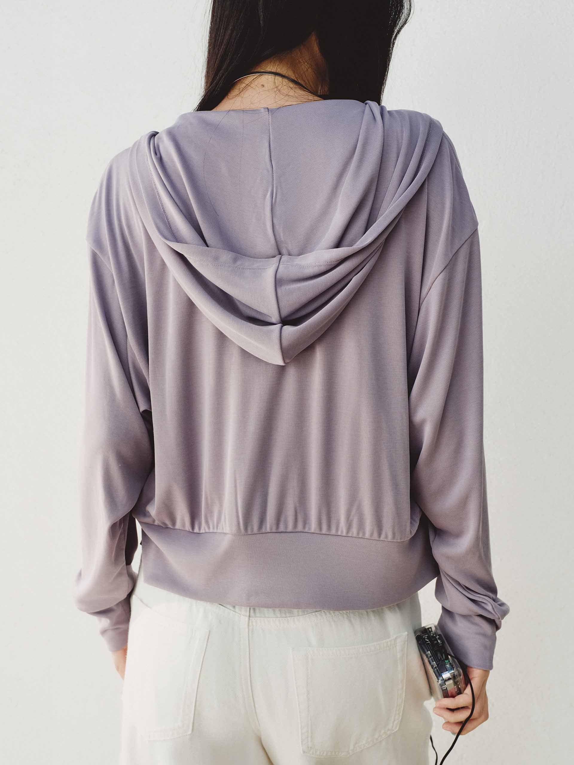 Hooded Athleisure Jacket - Image 3