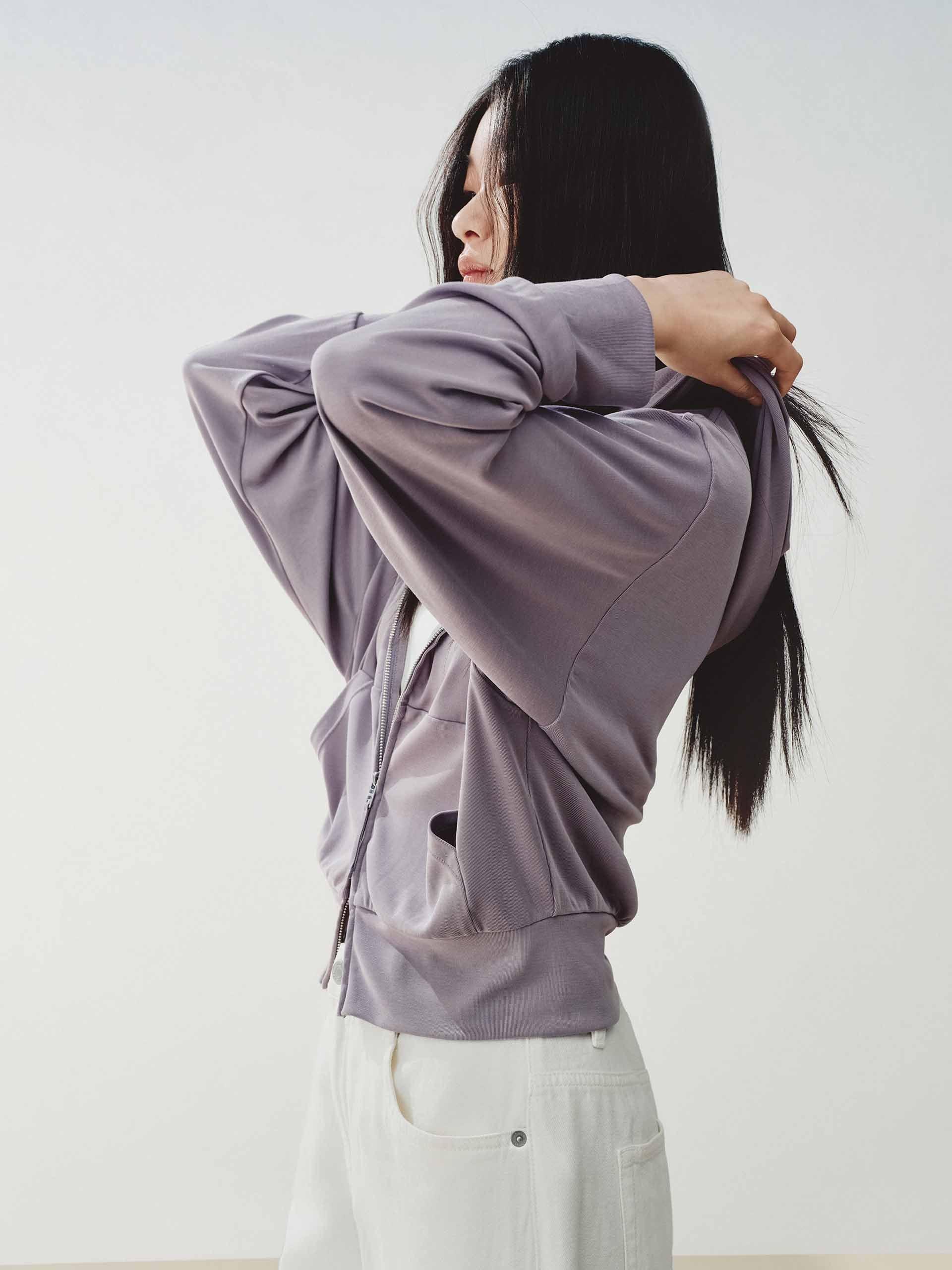 Hooded Athleisure Jacket - Image 6