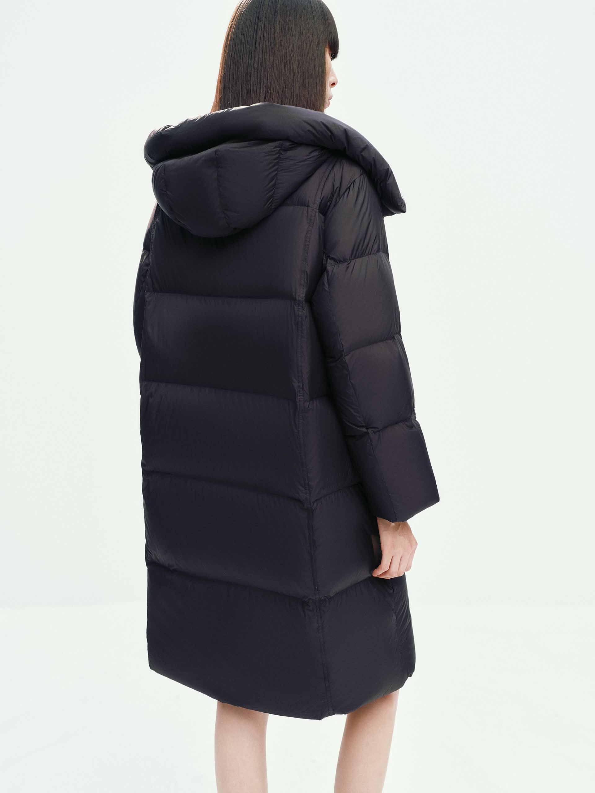 Hooded Long Down Jacket - Image 16