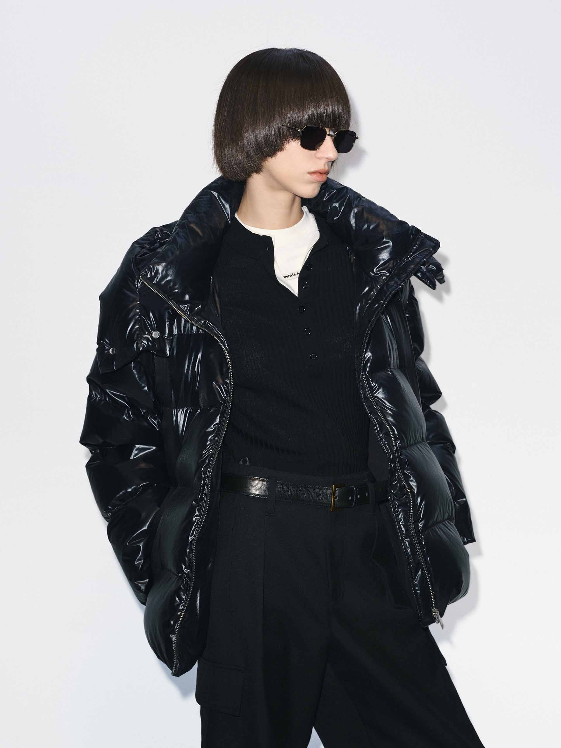 Hooded Puffy Down Jacket - Image 11