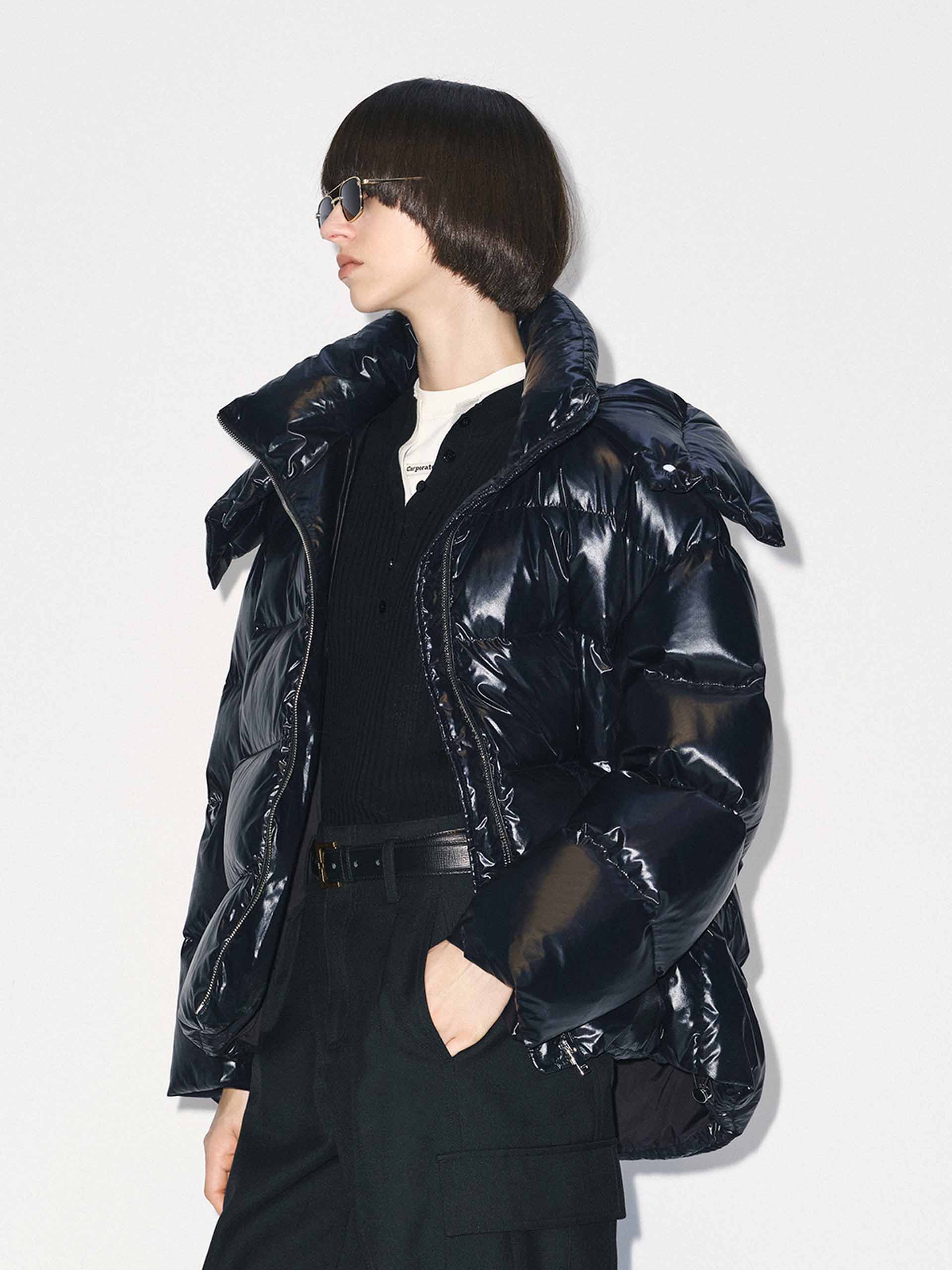 Hooded Puffy Down Jacket - Image 15