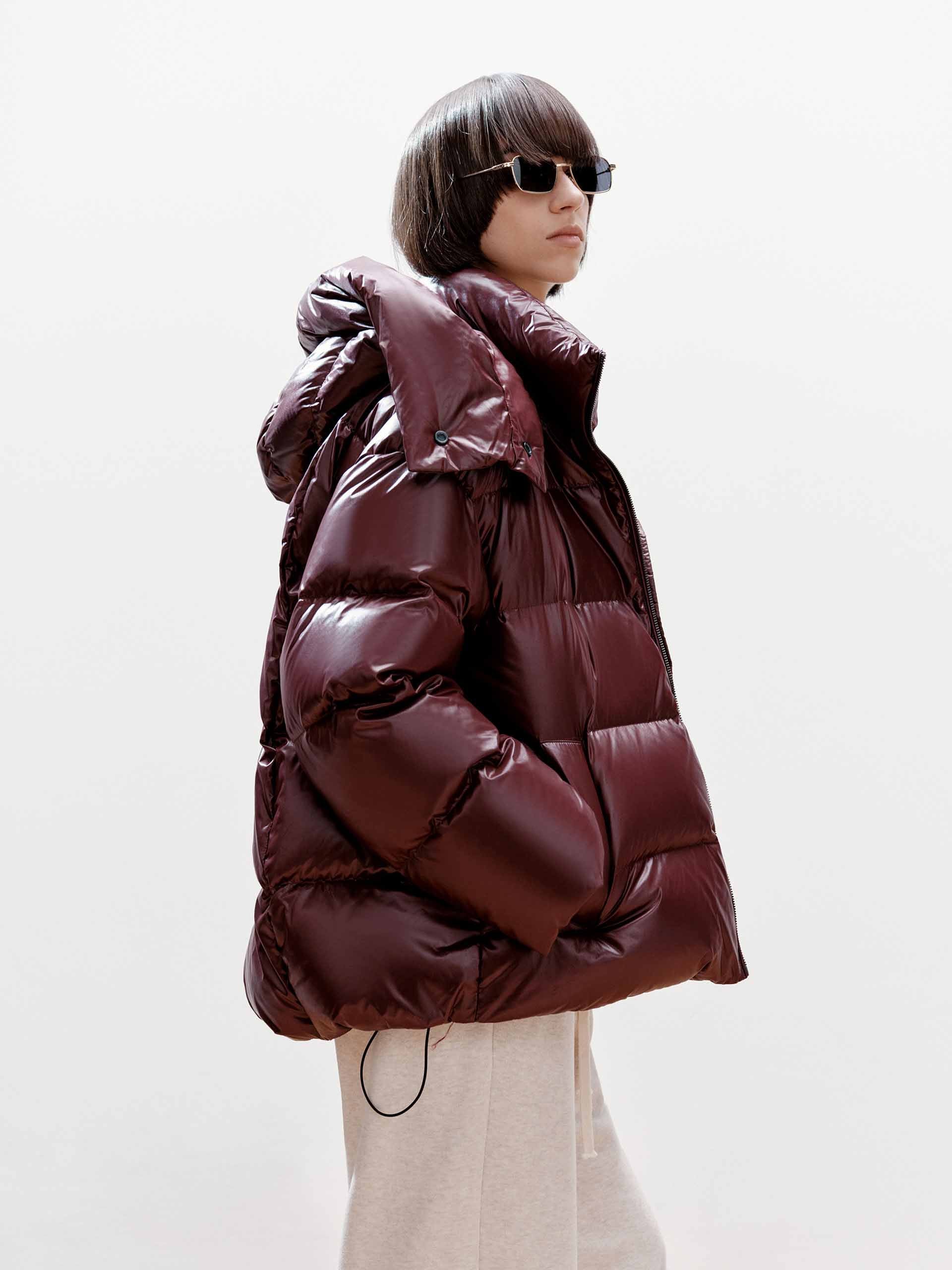 Hooded Puffy Down Jacket - Image 3