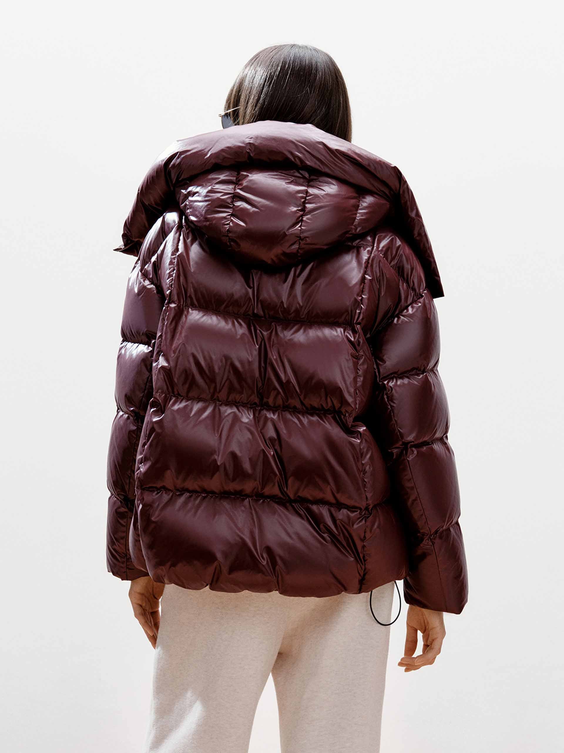Hooded Puffy Down Jacket - Image 6