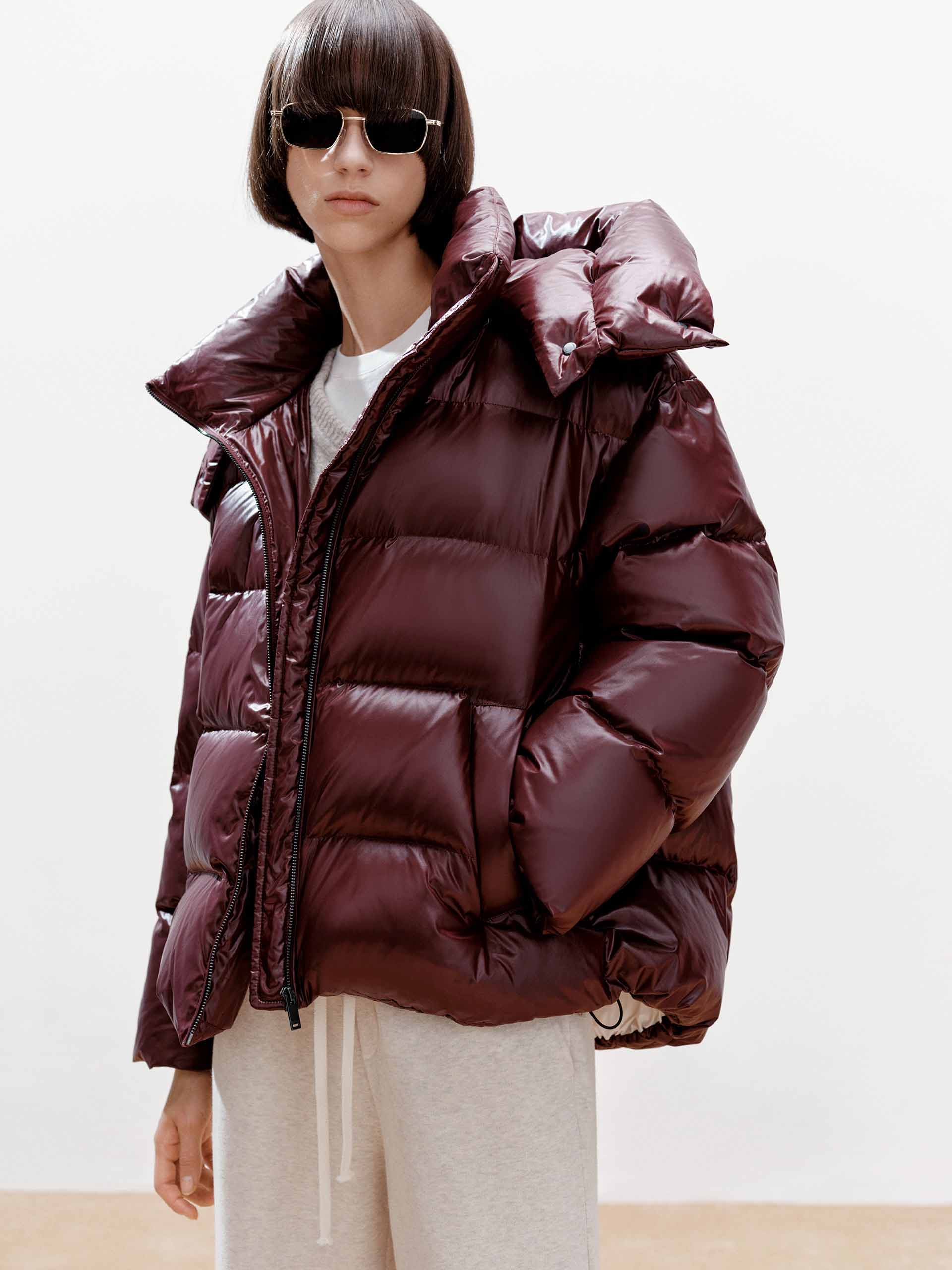 Hooded Puffy Down Jacket - Image 7