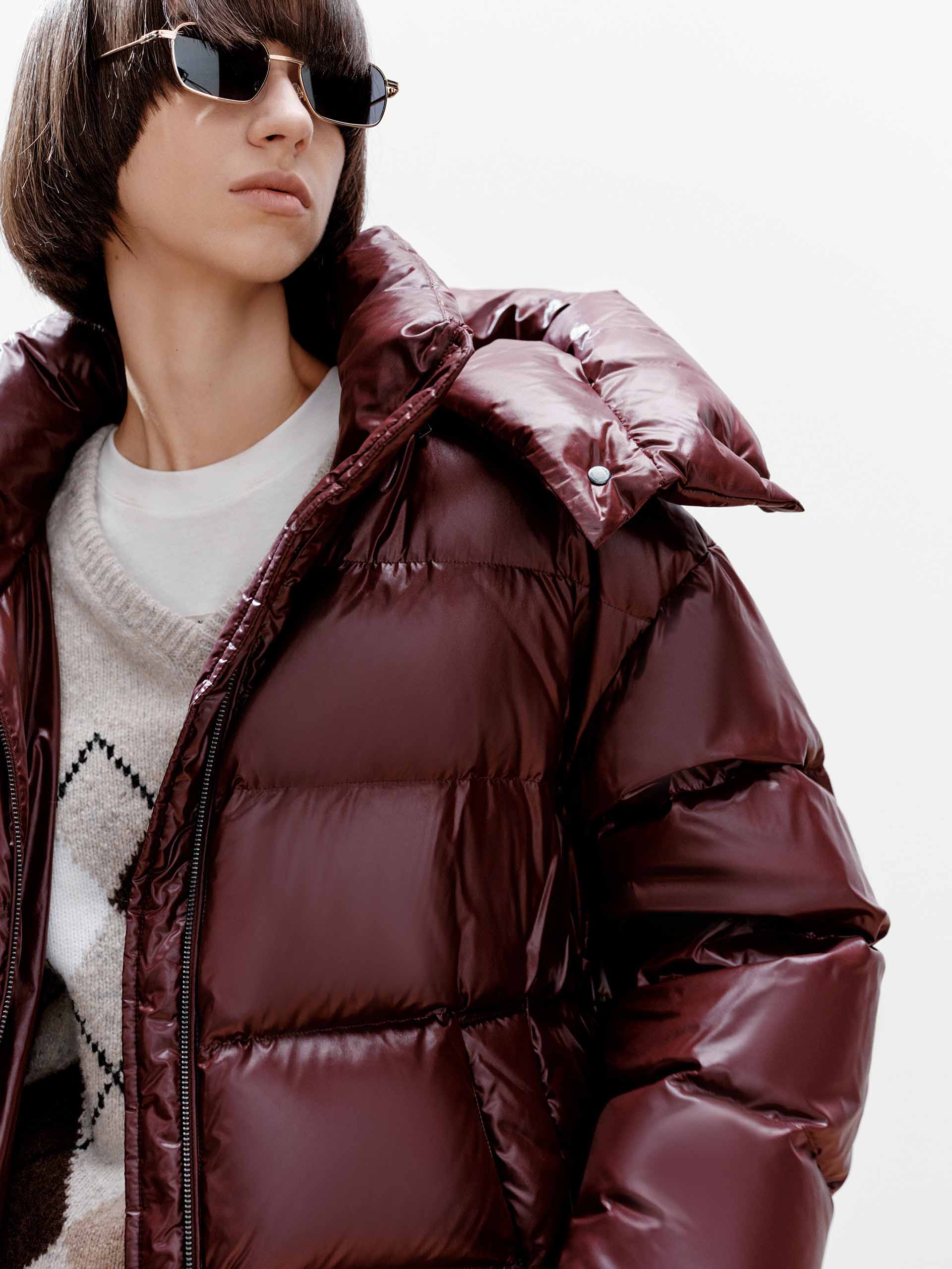 Hooded Puffy Down Jacket - Image 8