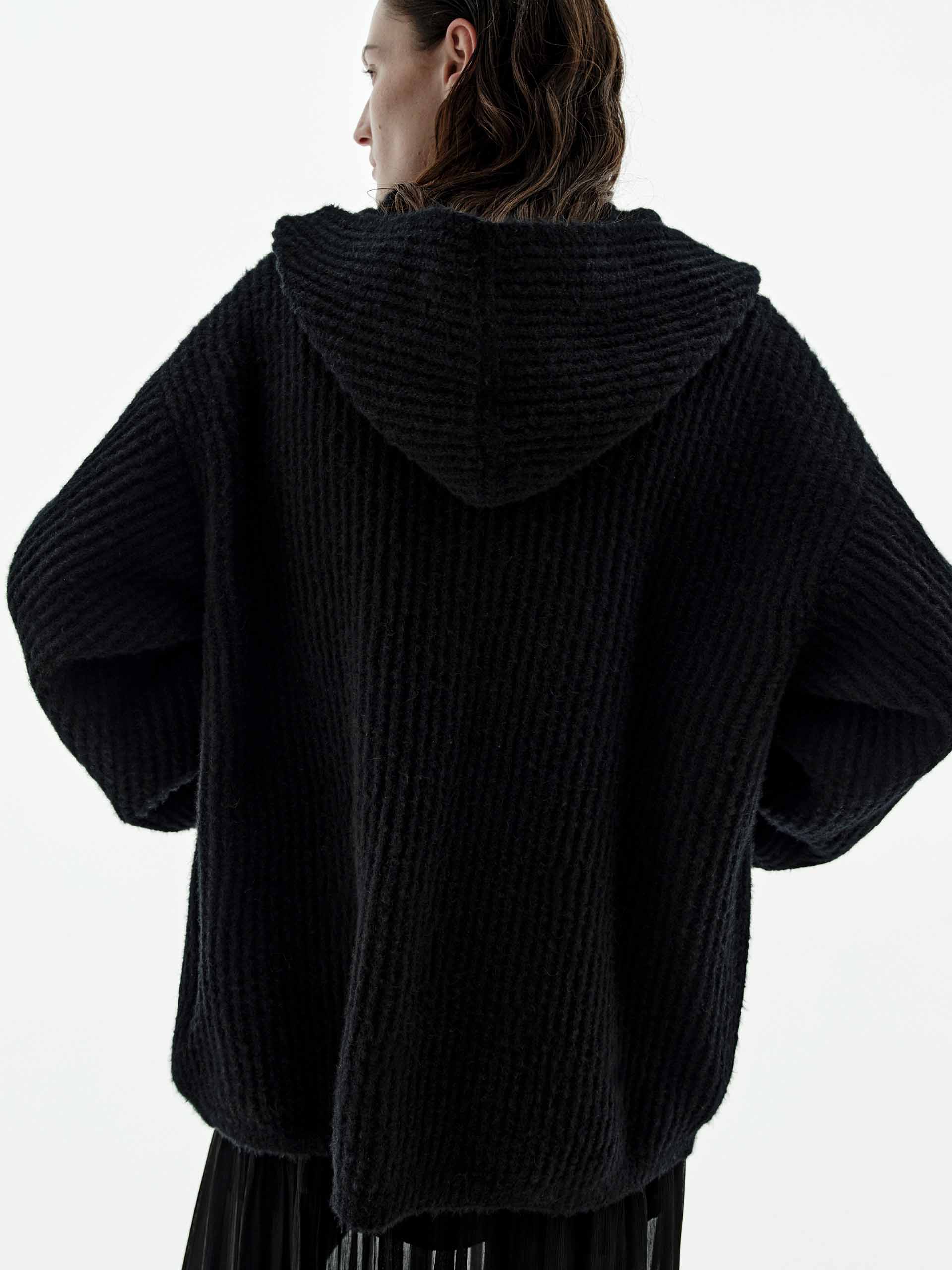 Hooded Zipper Cardigan - Image 8