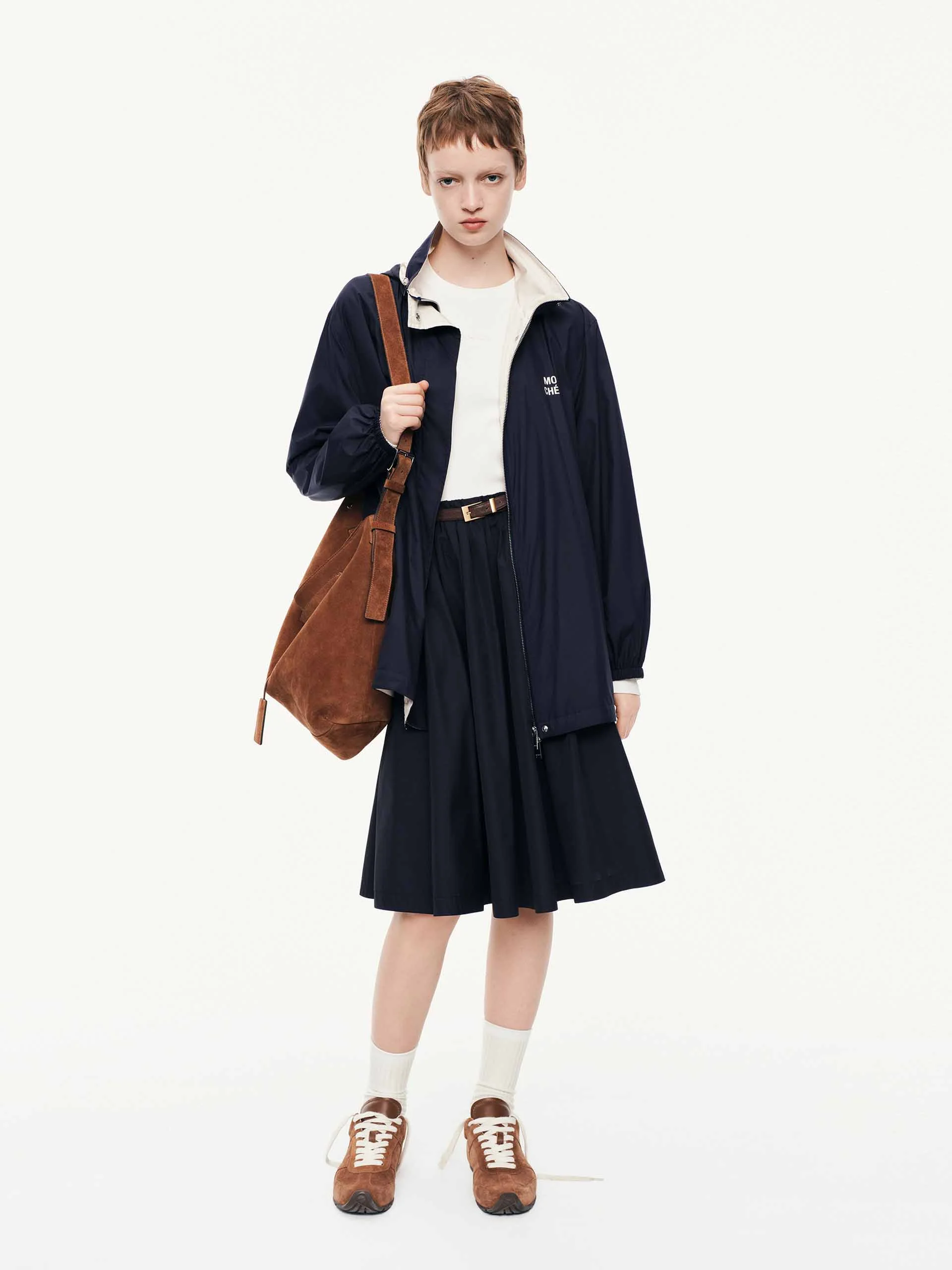 Hooded Zipper Coat-a - Image 10