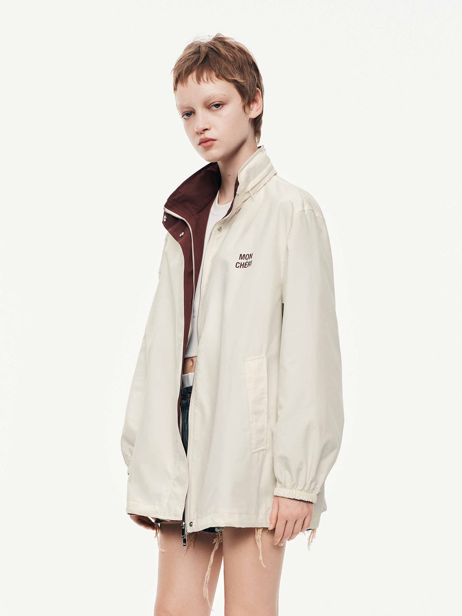 Hooded Zipper Coat-a - Image 3