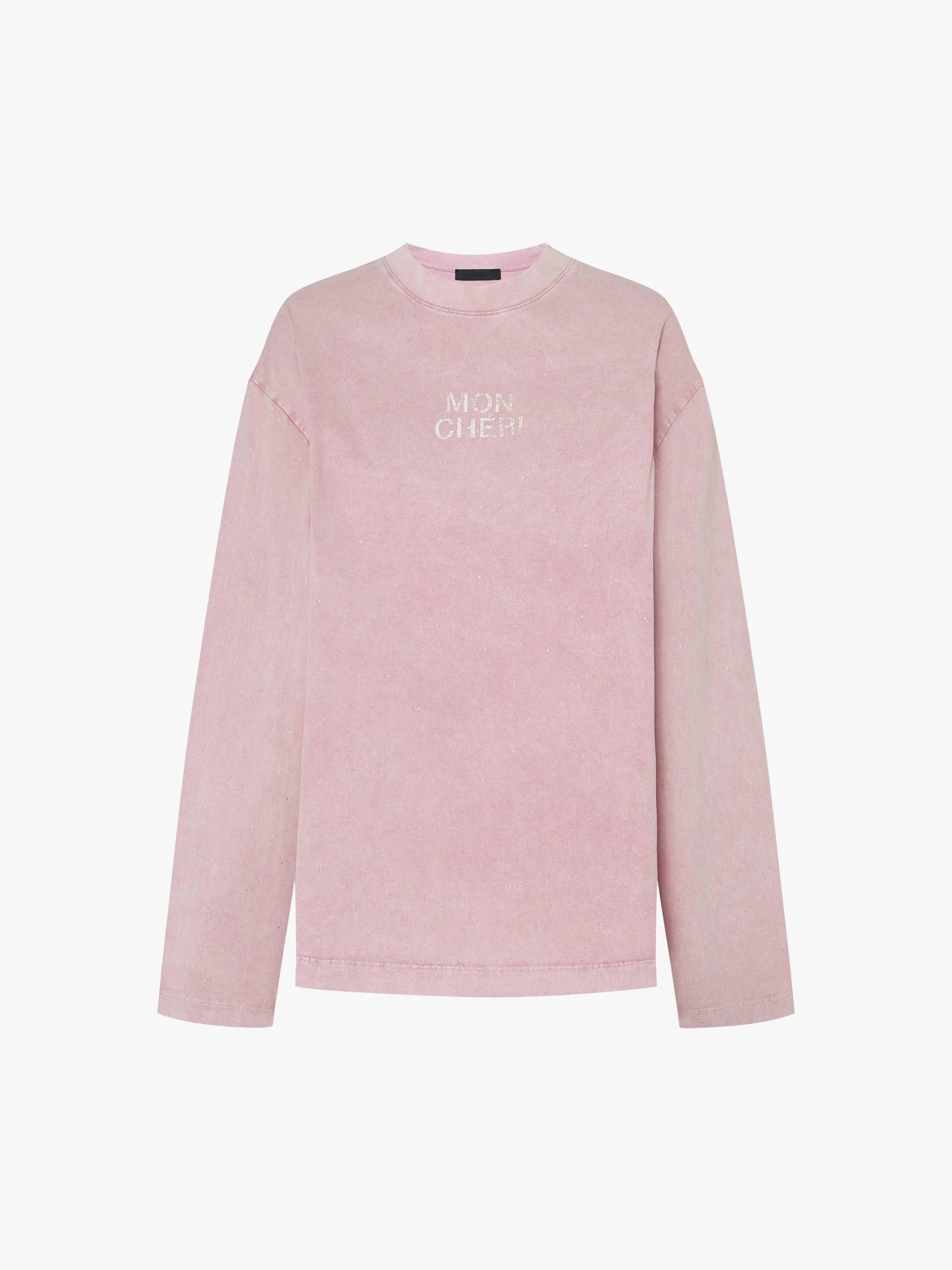 Hotfix Rhinestone Cotton T-shirt - Image 18