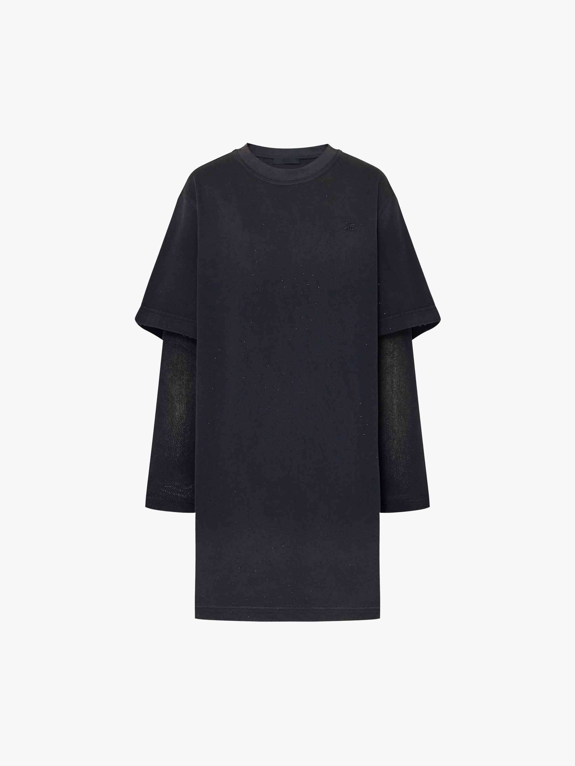 Hotfix Rhinestone T-shirt Dress - Image 13