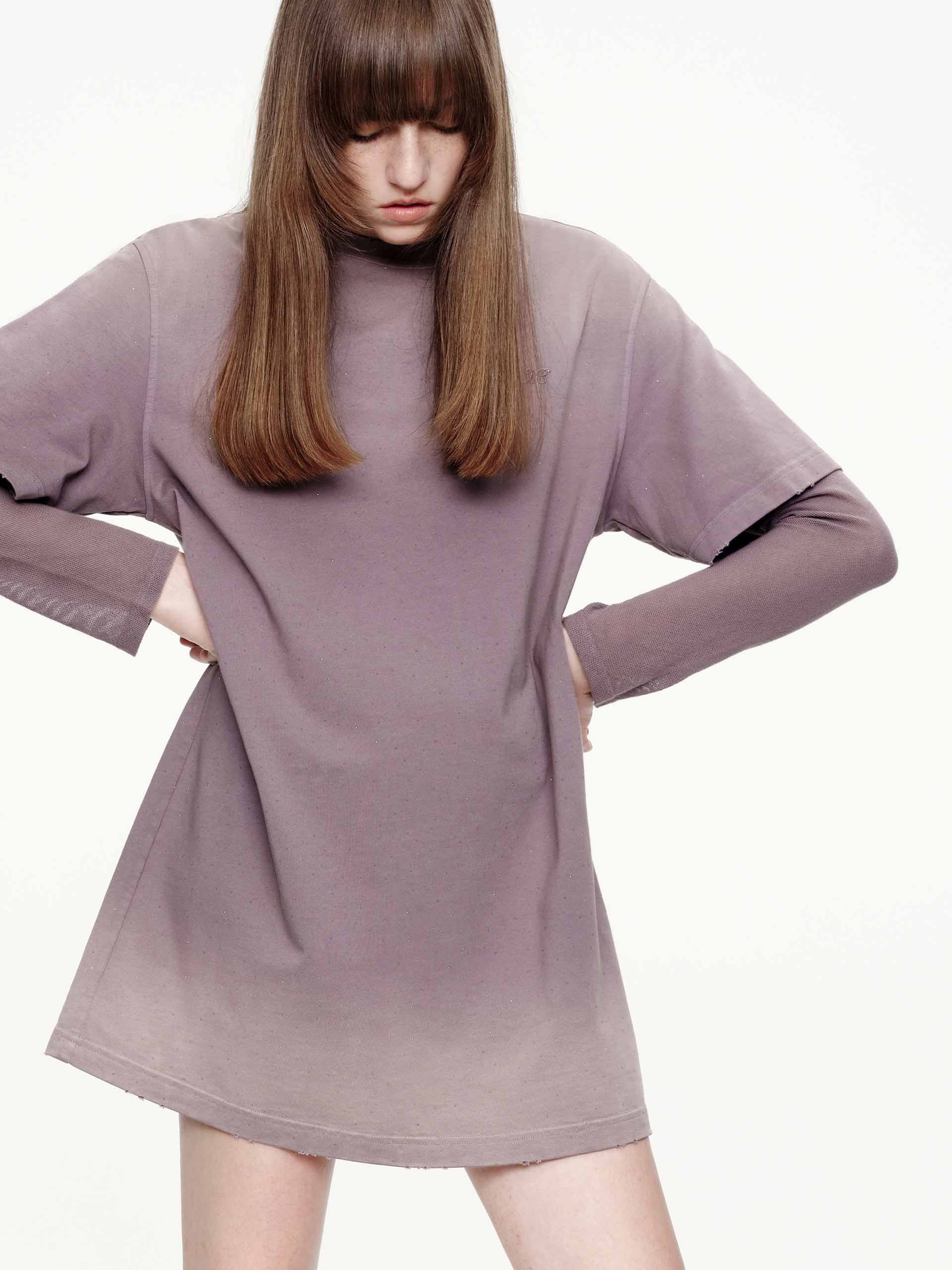 Hotfix Rhinestone T-shirt Dress - Image 7
