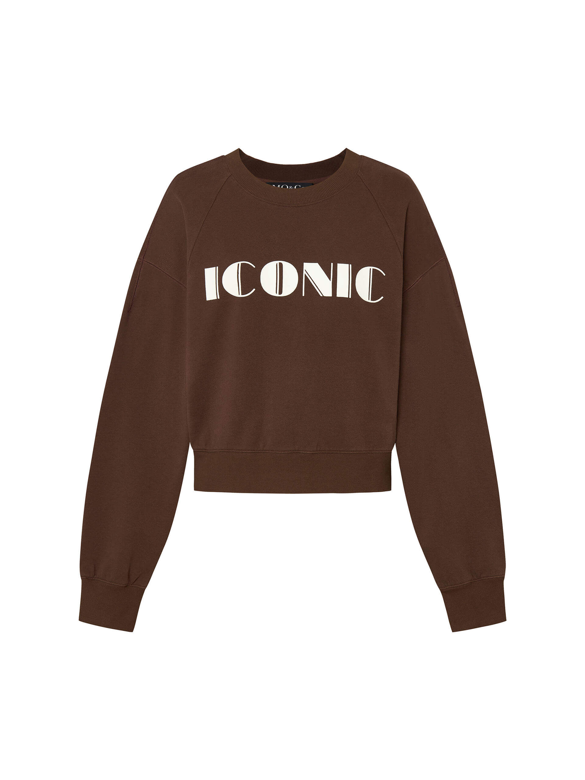 Letter Print Cotton Sweatshirt - Image 19
