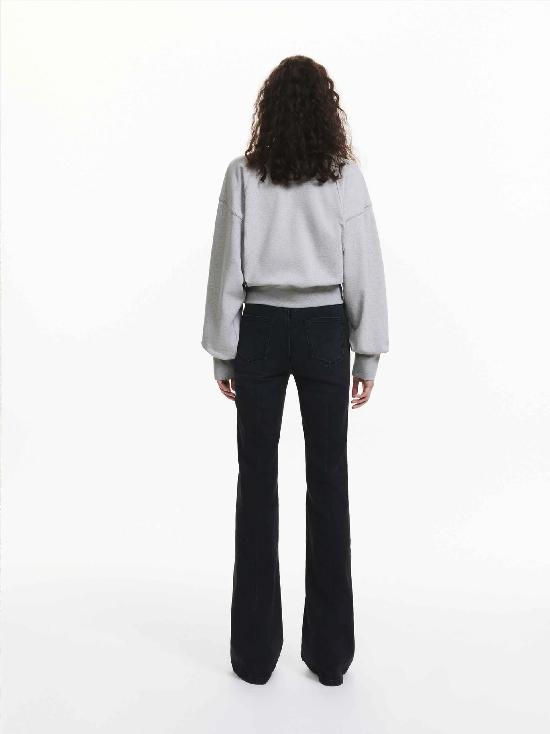 Letter Print Cotton Sweatshirt - Image 3