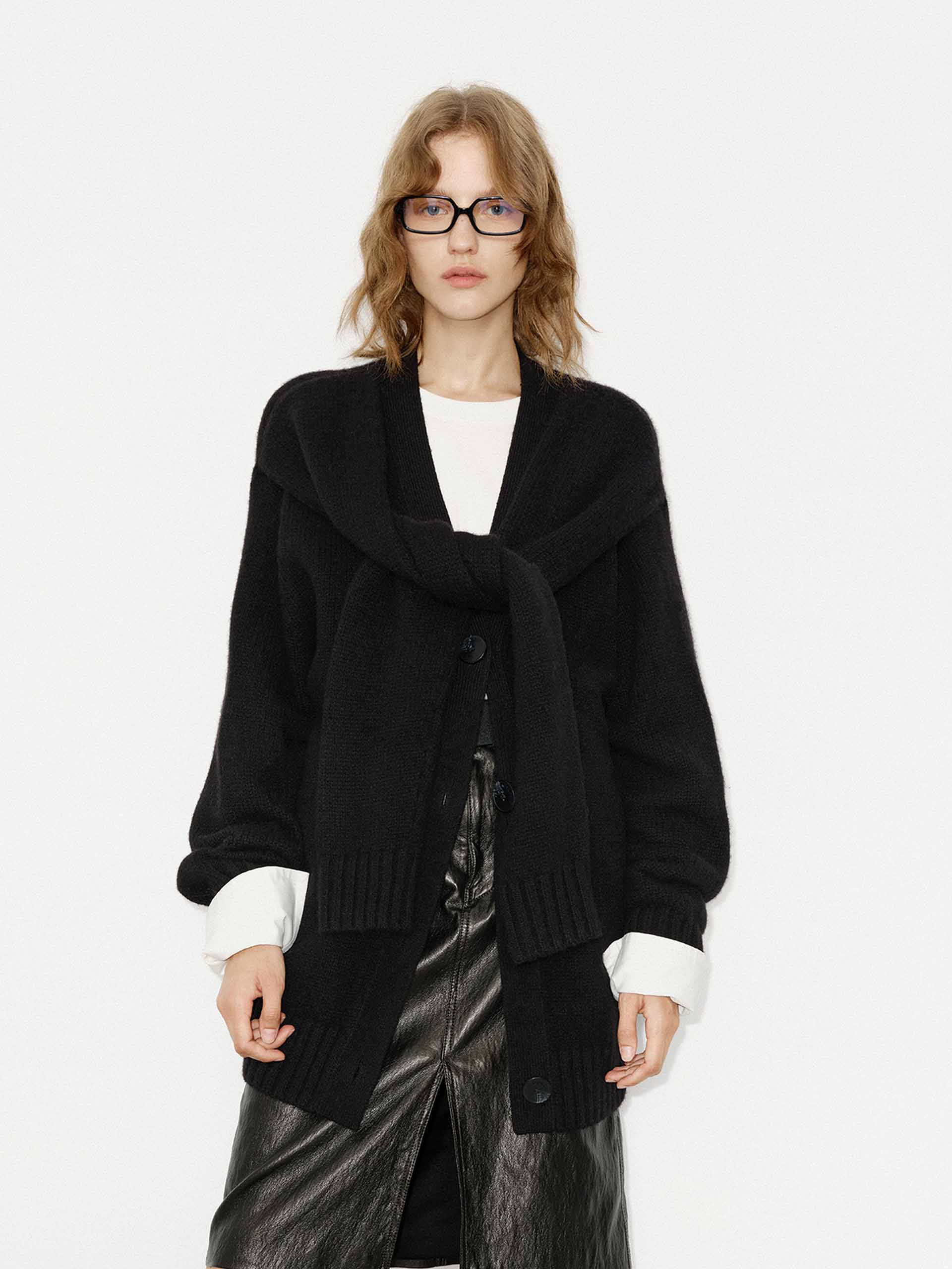Include Alpaca Loose Cardigan - Image 2